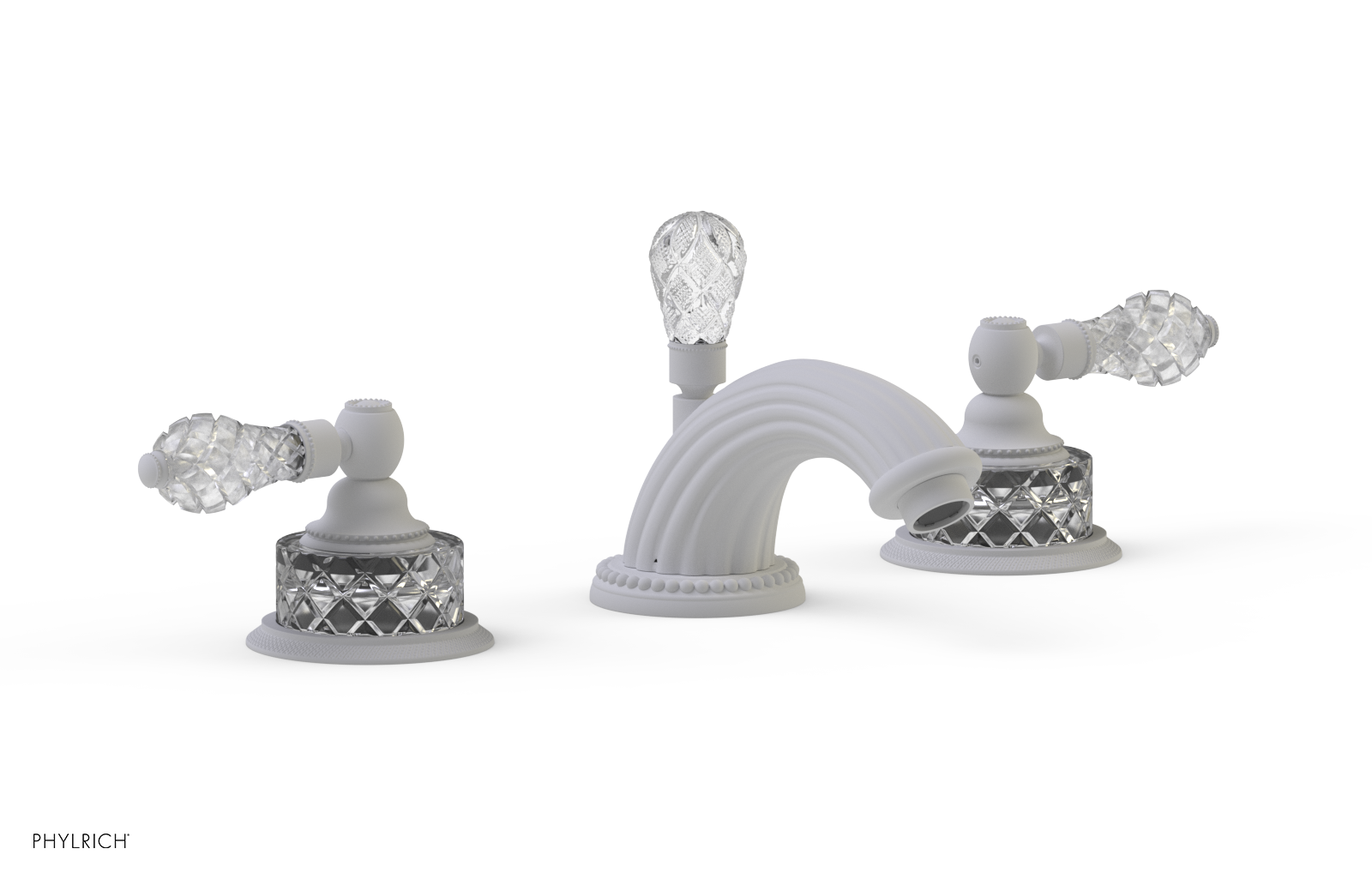 REGENT CUT CRYSTAL Widespread Faucet K181