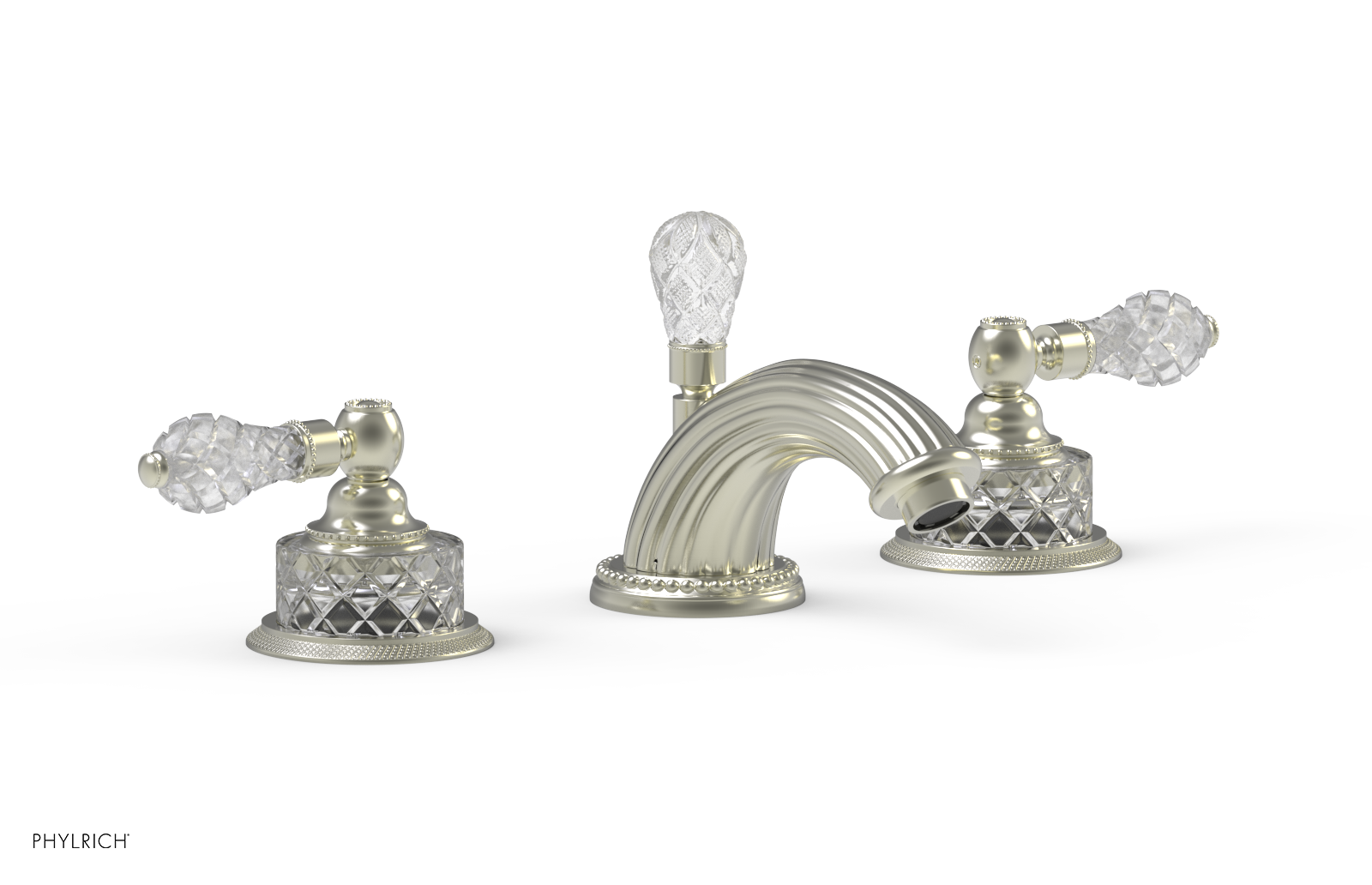 REGENT CUT CRYSTAL Widespread Faucet K181