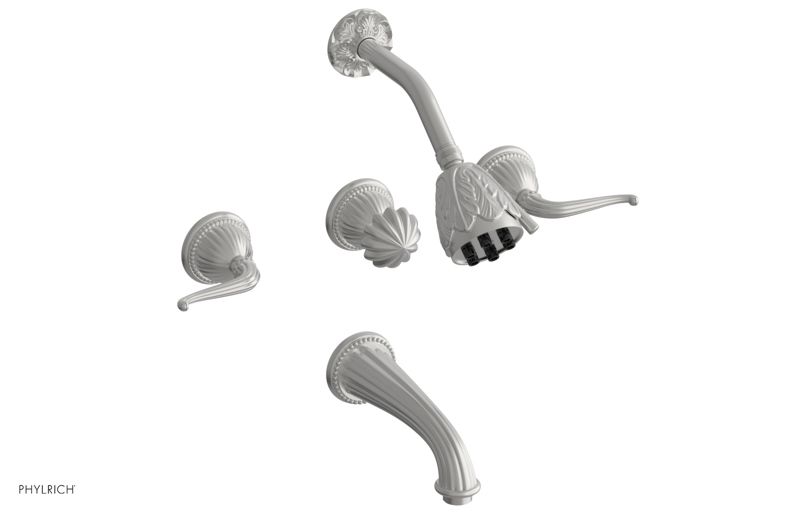GEORGIAN & BARCELONA Three Handle Tub and Shower Set K2141