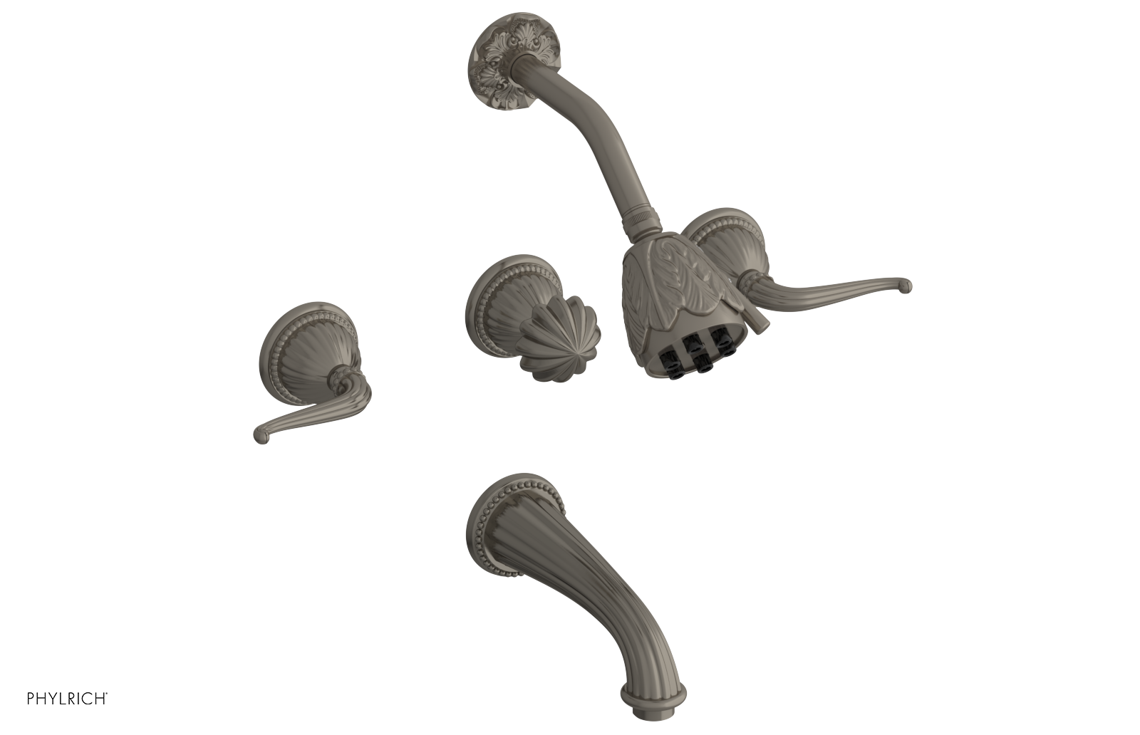 GEORGIAN & BARCELONA Three Handle Tub and Shower Set K2141