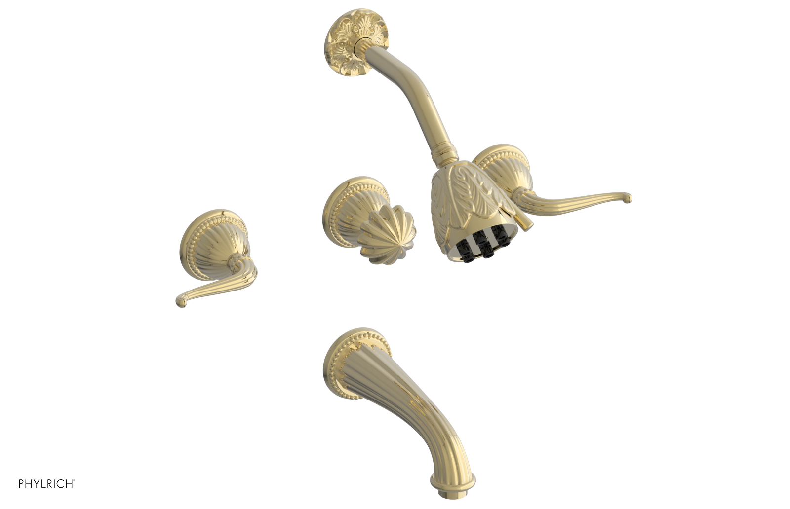 GEORGIAN & BARCELONA Three Handle Tub and Shower Set K2141