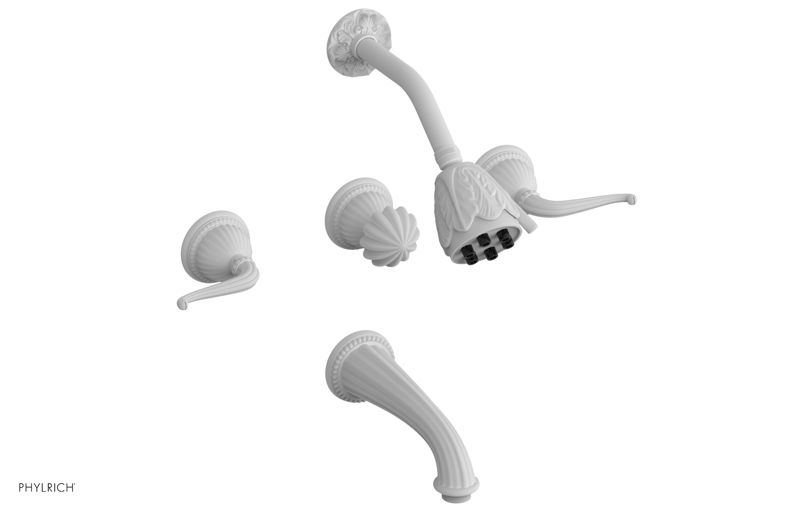 GEORGIAN & BARCELONA Three Handle Tub and Shower Set K2141