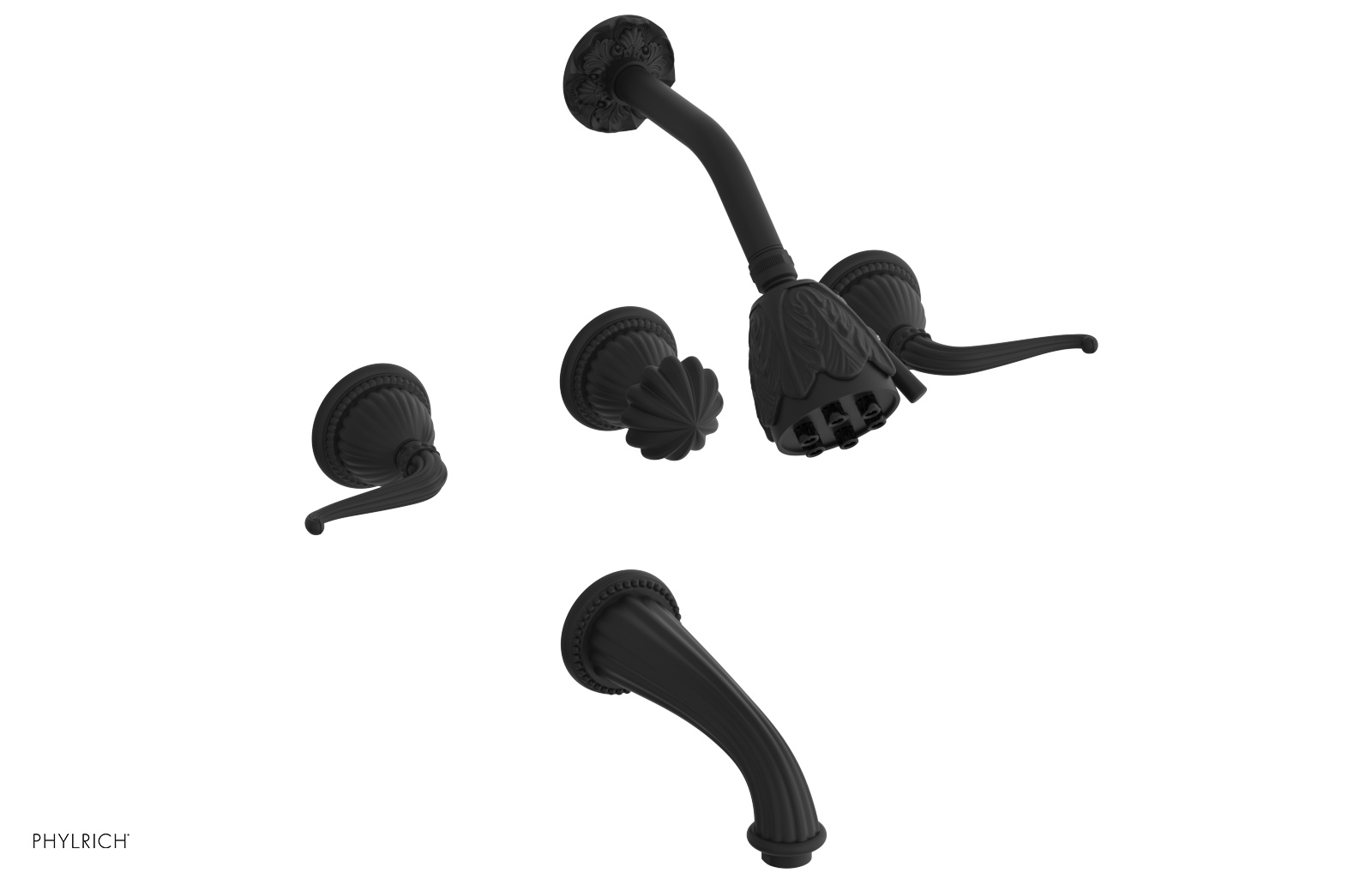 GEORGIAN & BARCELONA Three Handle Tub and Shower Set K2141