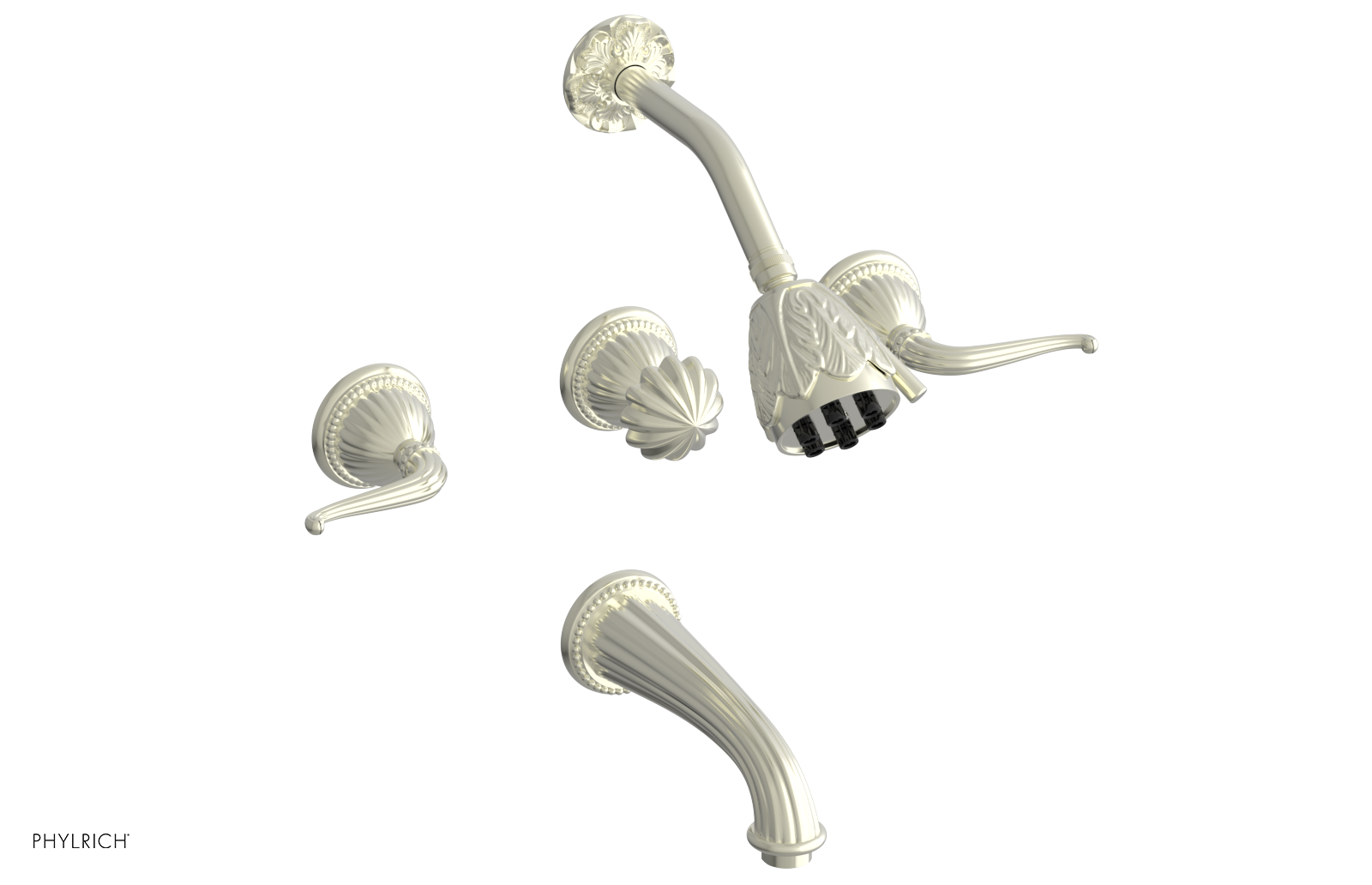 GEORGIAN & BARCELONA Three Handle Tub and Shower Set K2141