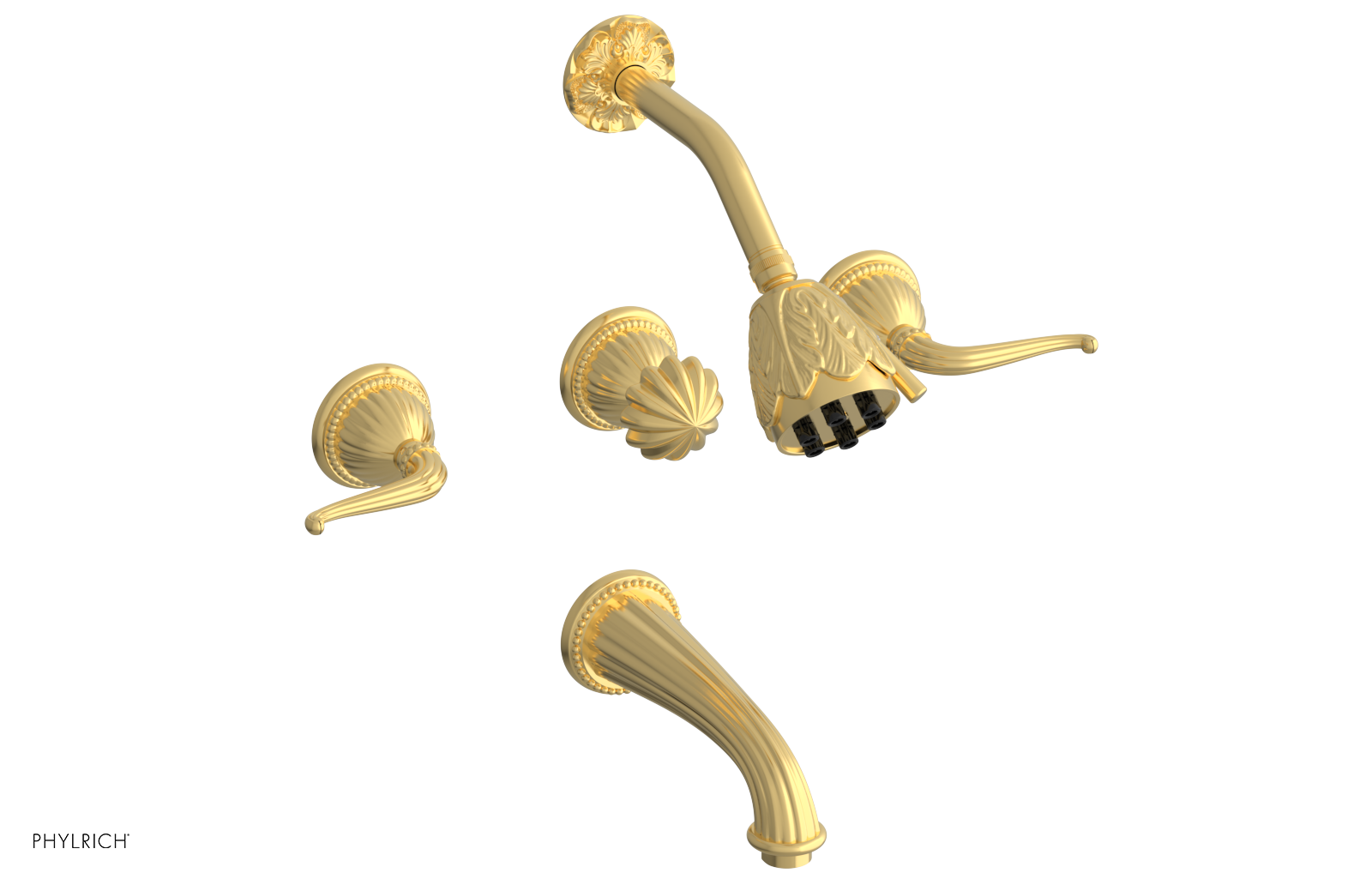 GEORGIAN & BARCELONA Three Handle Tub and Shower Set K2141