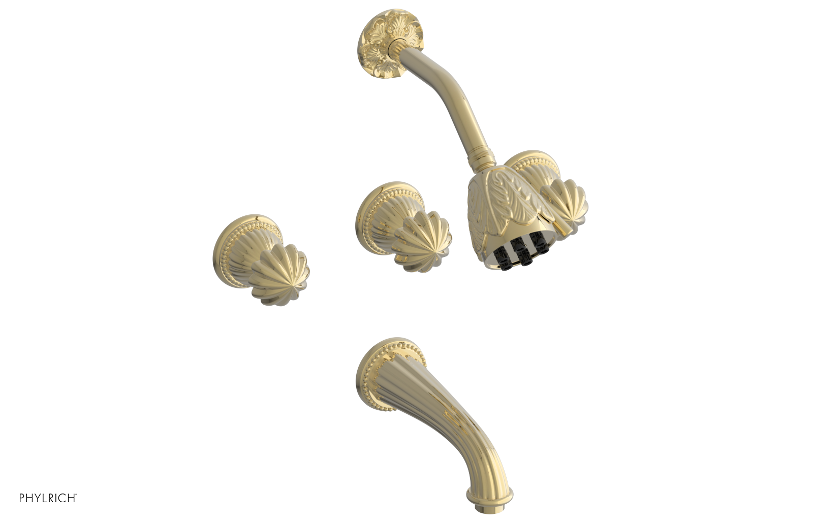 GEORGIAN & BARCELONA Three Handle Tub and Shower Set K2361