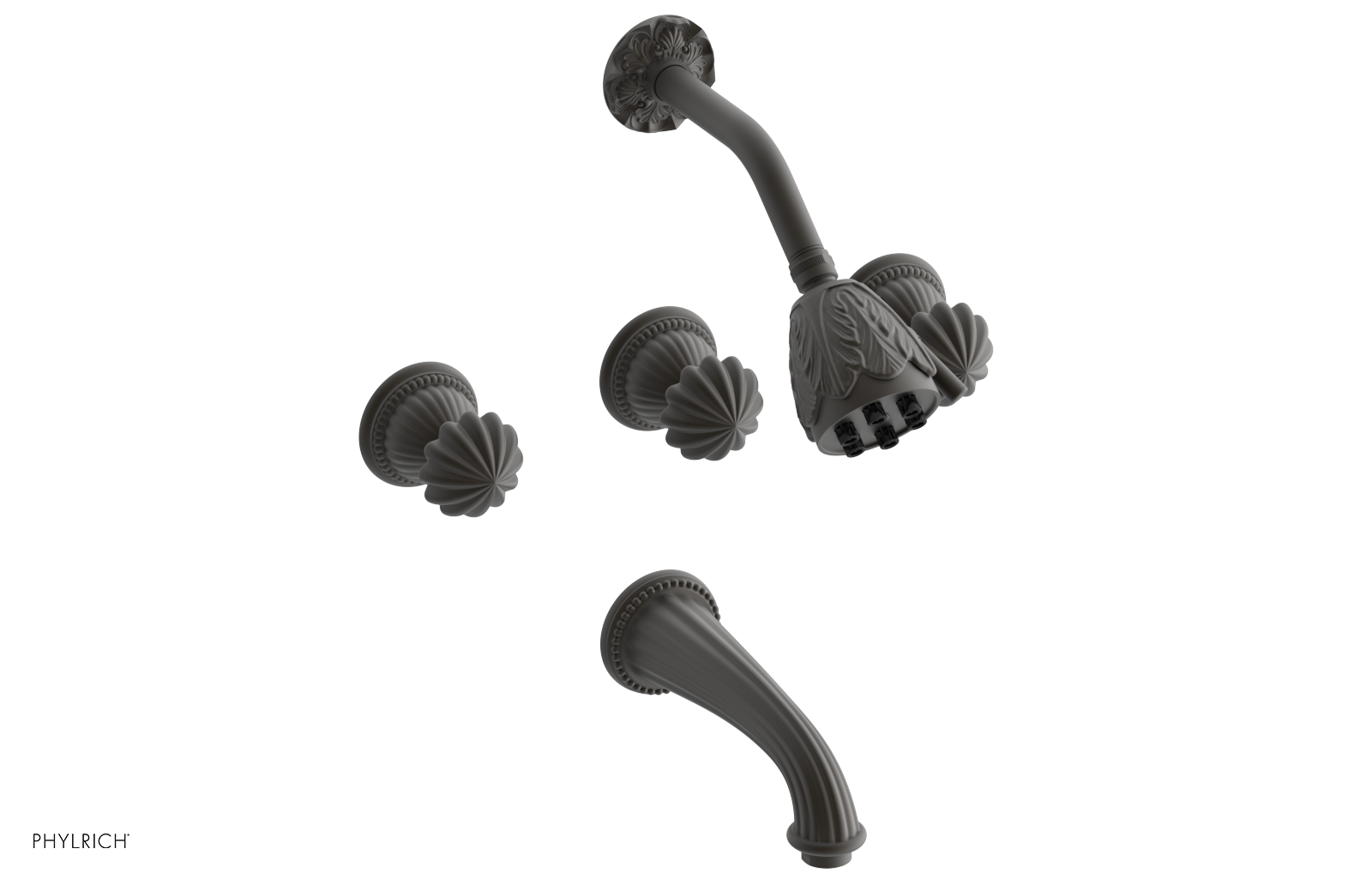GEORGIAN & BARCELONA Three Handle Tub and Shower Set K2361