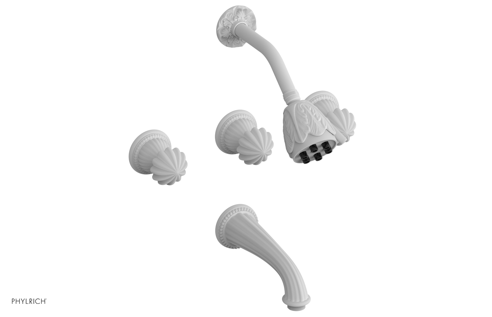 GEORGIAN & BARCELONA Three Handle Tub and Shower Set K2361