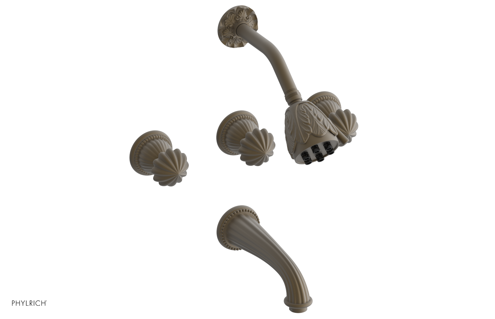 GEORGIAN & BARCELONA Three Handle Tub and Shower Set K2361