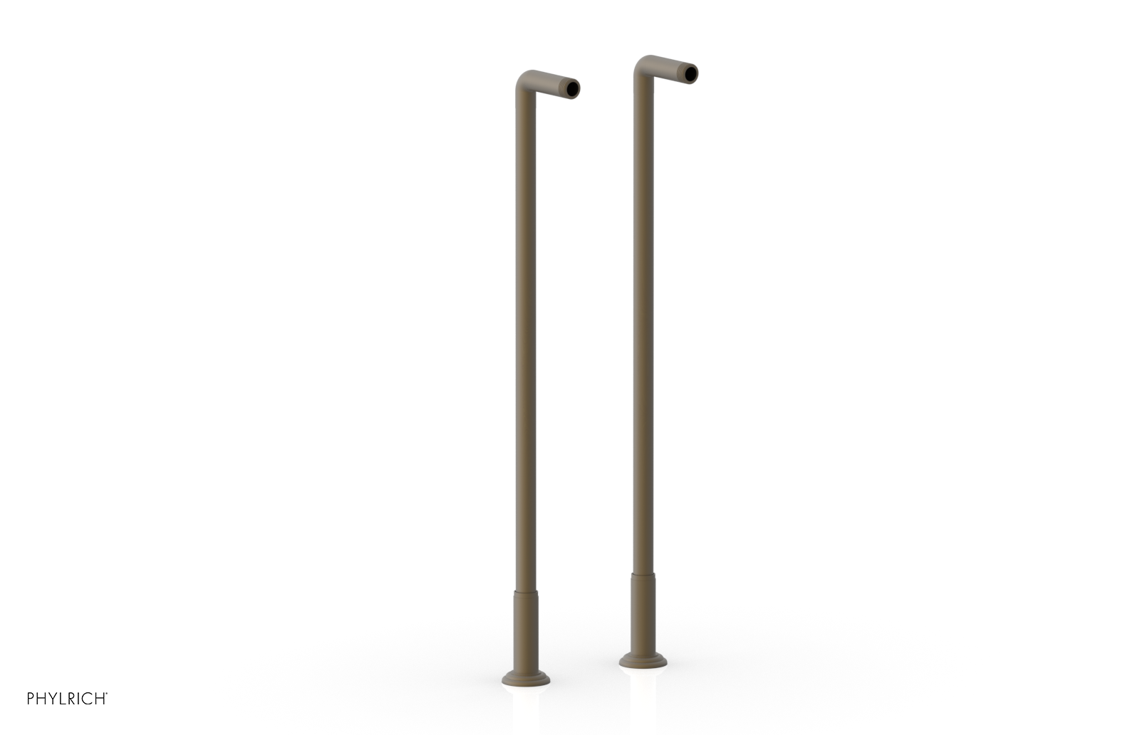 Pair 30" Deck Riser Tubes (Tub Filler & Hand Shower NOT Included) K2390XFR30