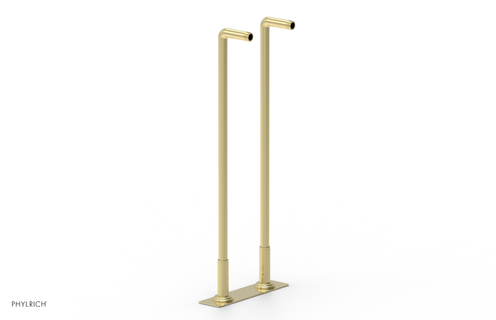 Pair 30" Deck Riser Tubes (Tub Filler & Hand Shower NOT Included) K2390XFR30