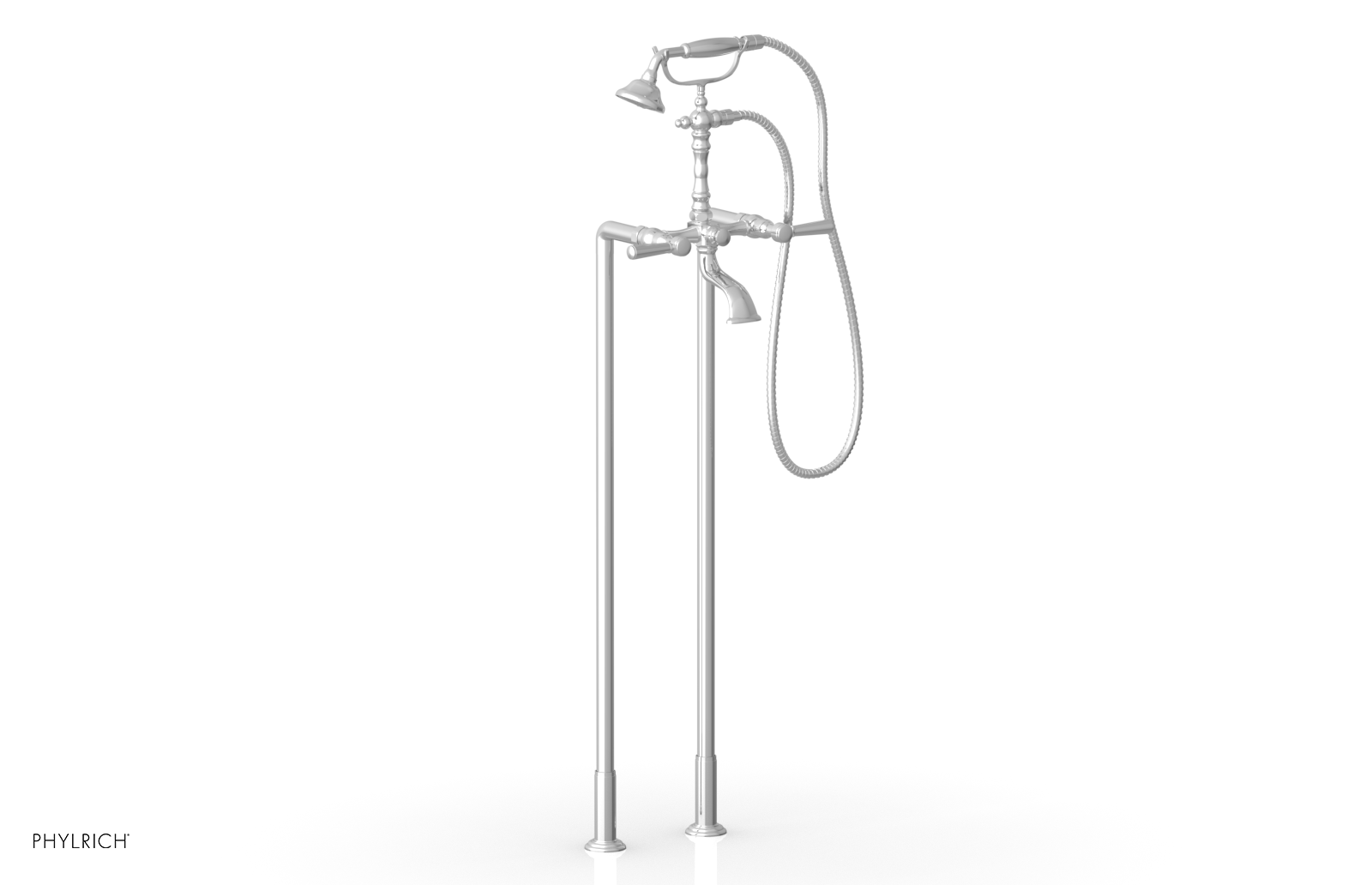 Pair 36" Deck Riser Tubes (Tub Filler & Hand Shower NOT Included) K2390XFR36