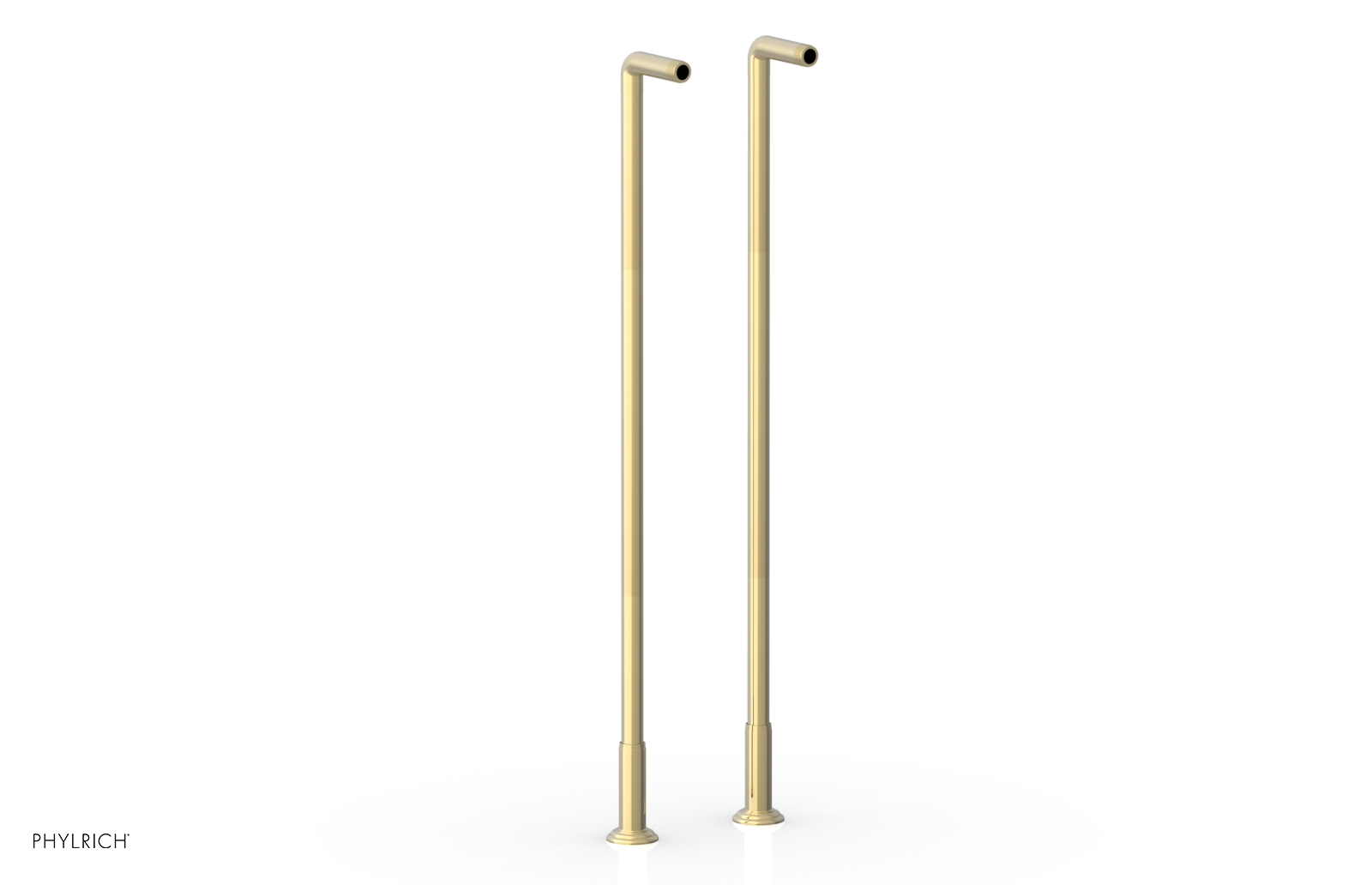 Pair 36" Deck Riser Tubes (Tub Filler & Hand Shower NOT Included) K2390XFR36