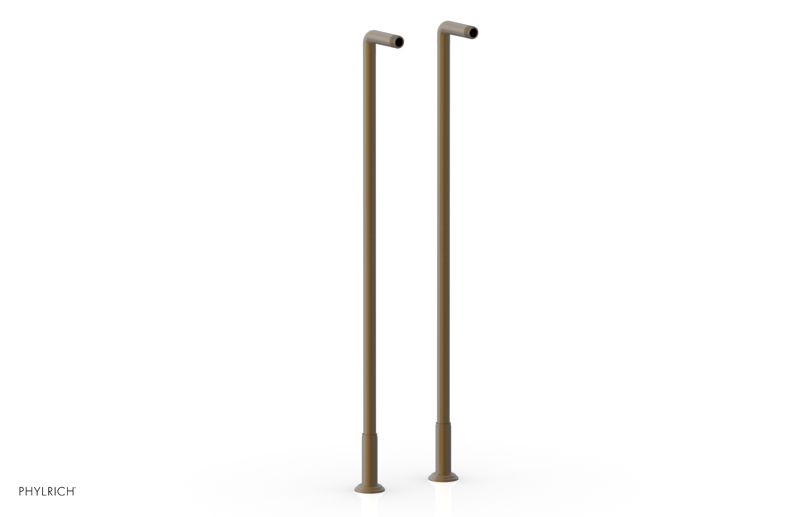 Pair 36" Deck Riser Tubes (Tub Filler & Hand Shower NOT Included) K2390XFR36