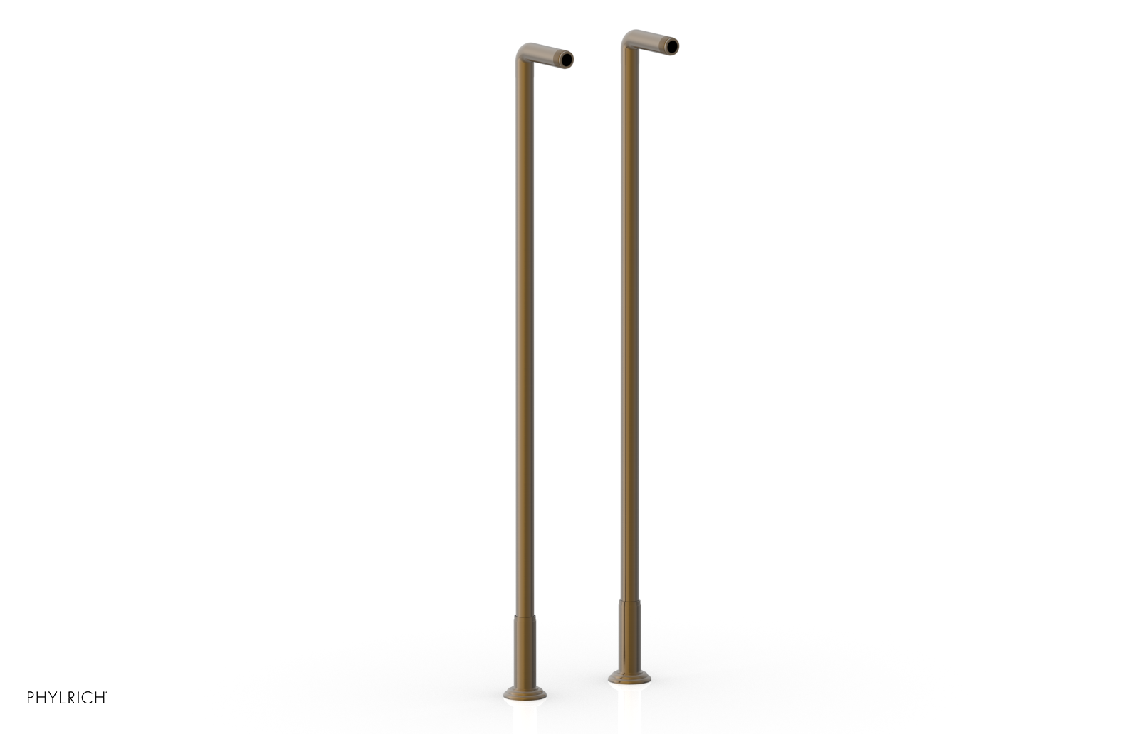 Pair 36" Deck Riser Tubes (Tub Filler & Hand Shower NOT Included) K2390XFR36