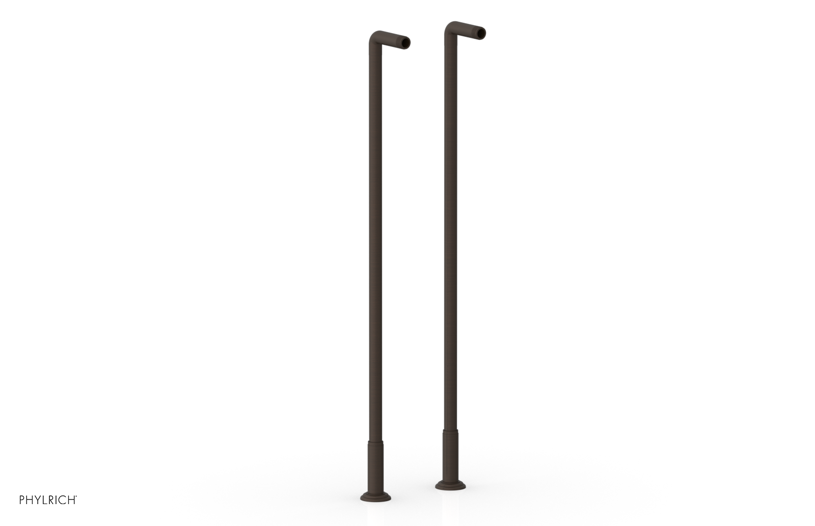 Pair 36" Deck Riser Tubes (Tub Filler & Hand Shower NOT Included) K2390XFR36