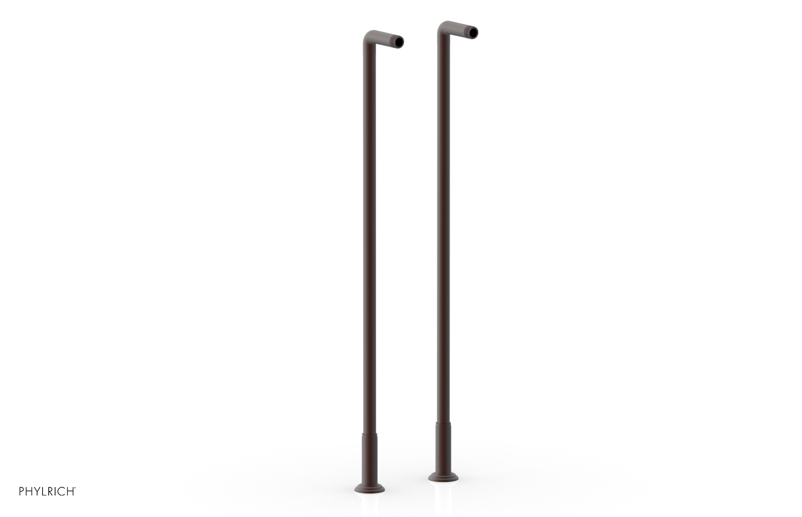 Pair 36" Deck Riser Tubes (Tub Filler & Hand Shower NOT Included) K2390XFR36