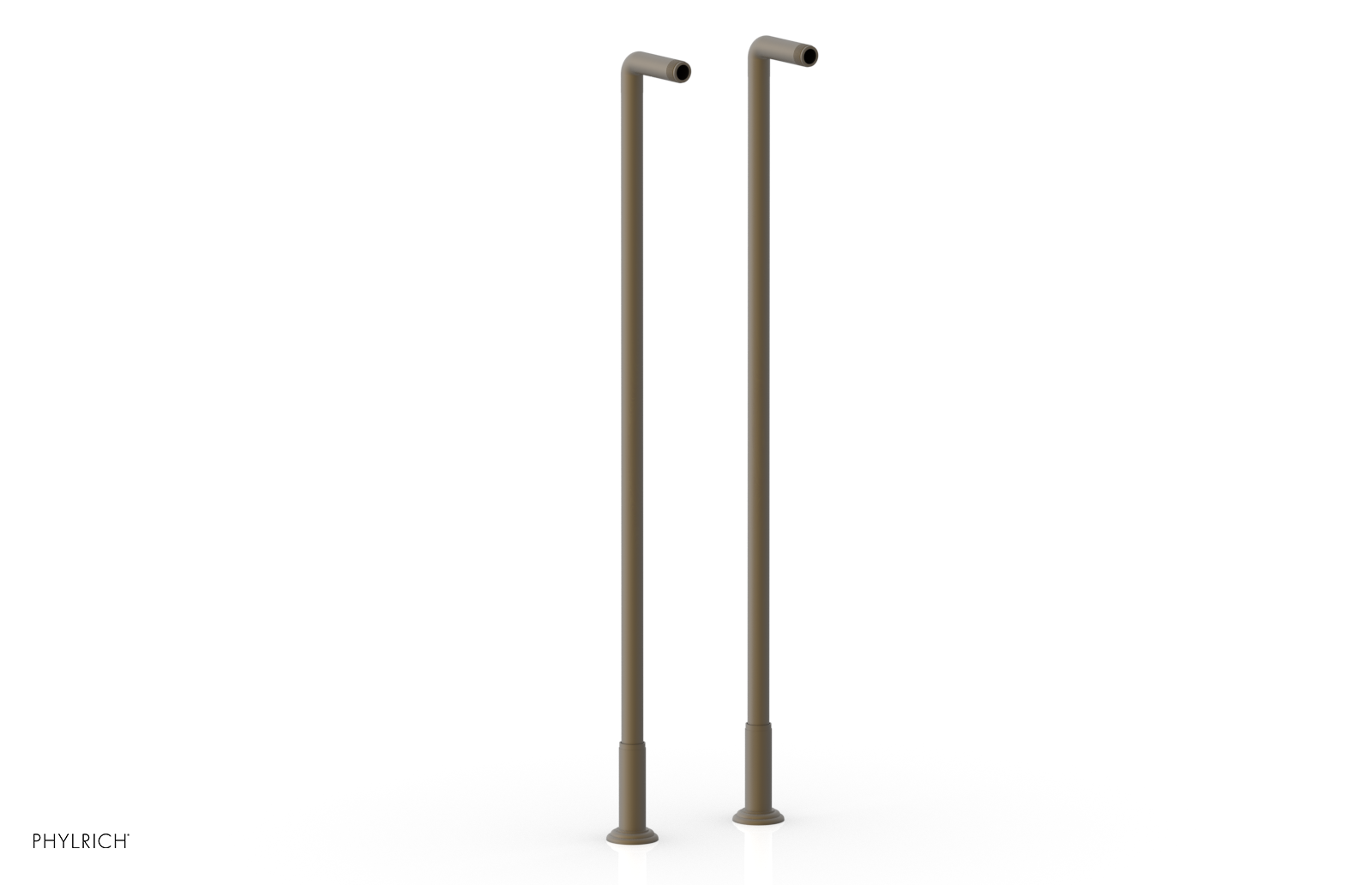 Pair 36" Deck Riser Tubes (Tub Filler & Hand Shower NOT Included) K2390XFR36