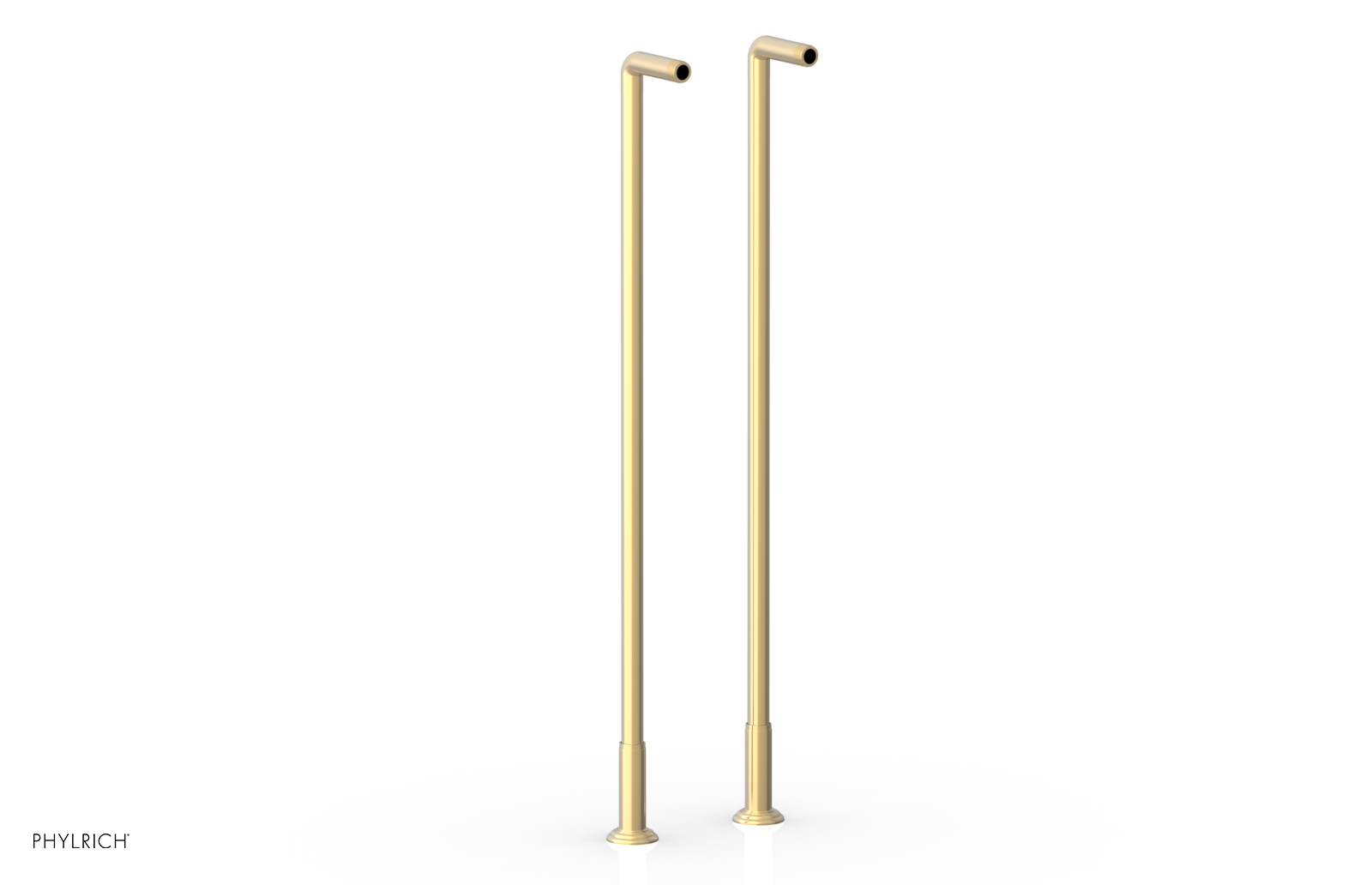 Pair 36" Deck Riser Tubes (Tub Filler & Hand Shower NOT Included) K2390XFR36