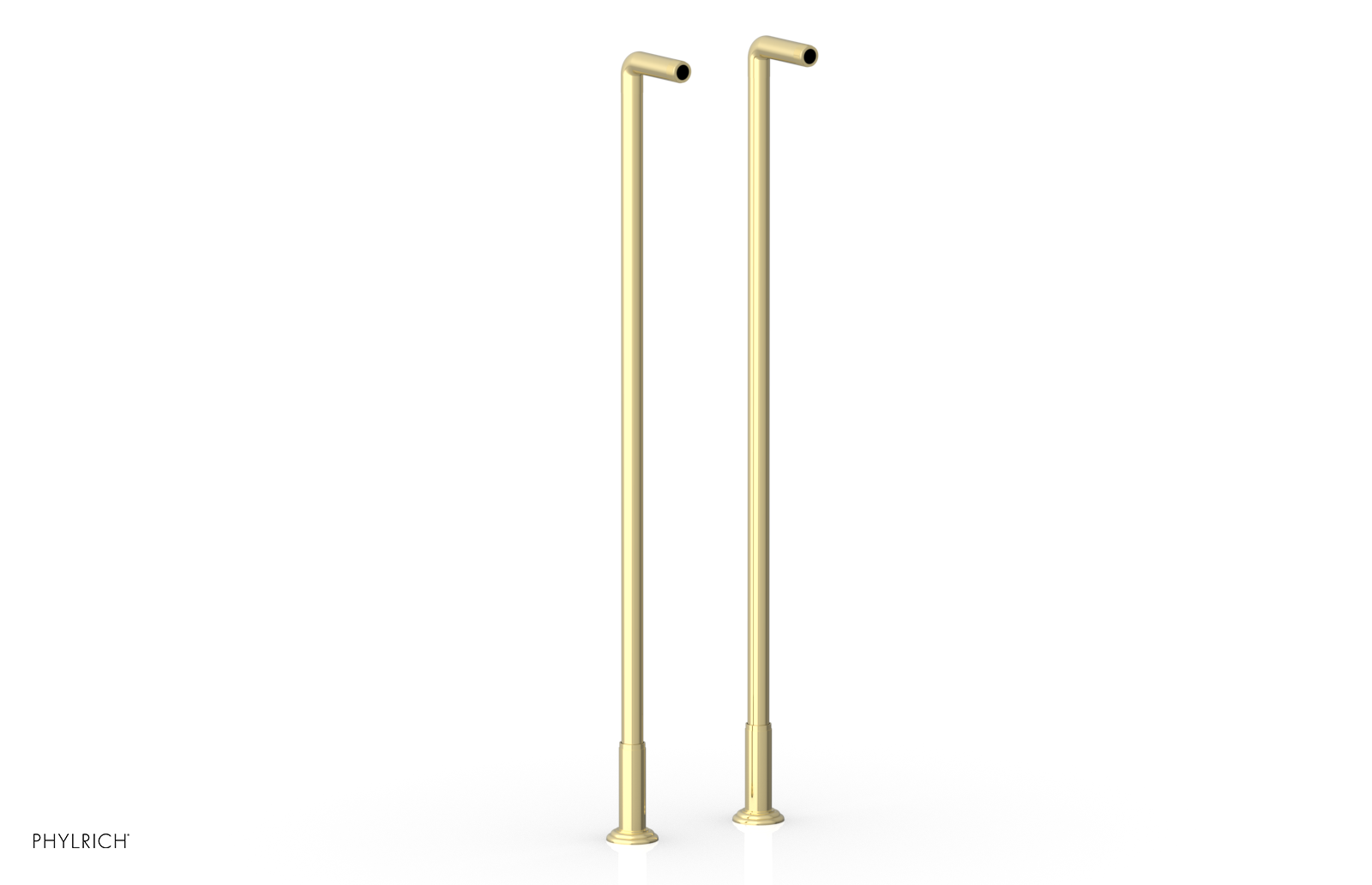 Pair 36" Deck Riser Tubes (Tub Filler & Hand Shower NOT Included) K2390XFR36