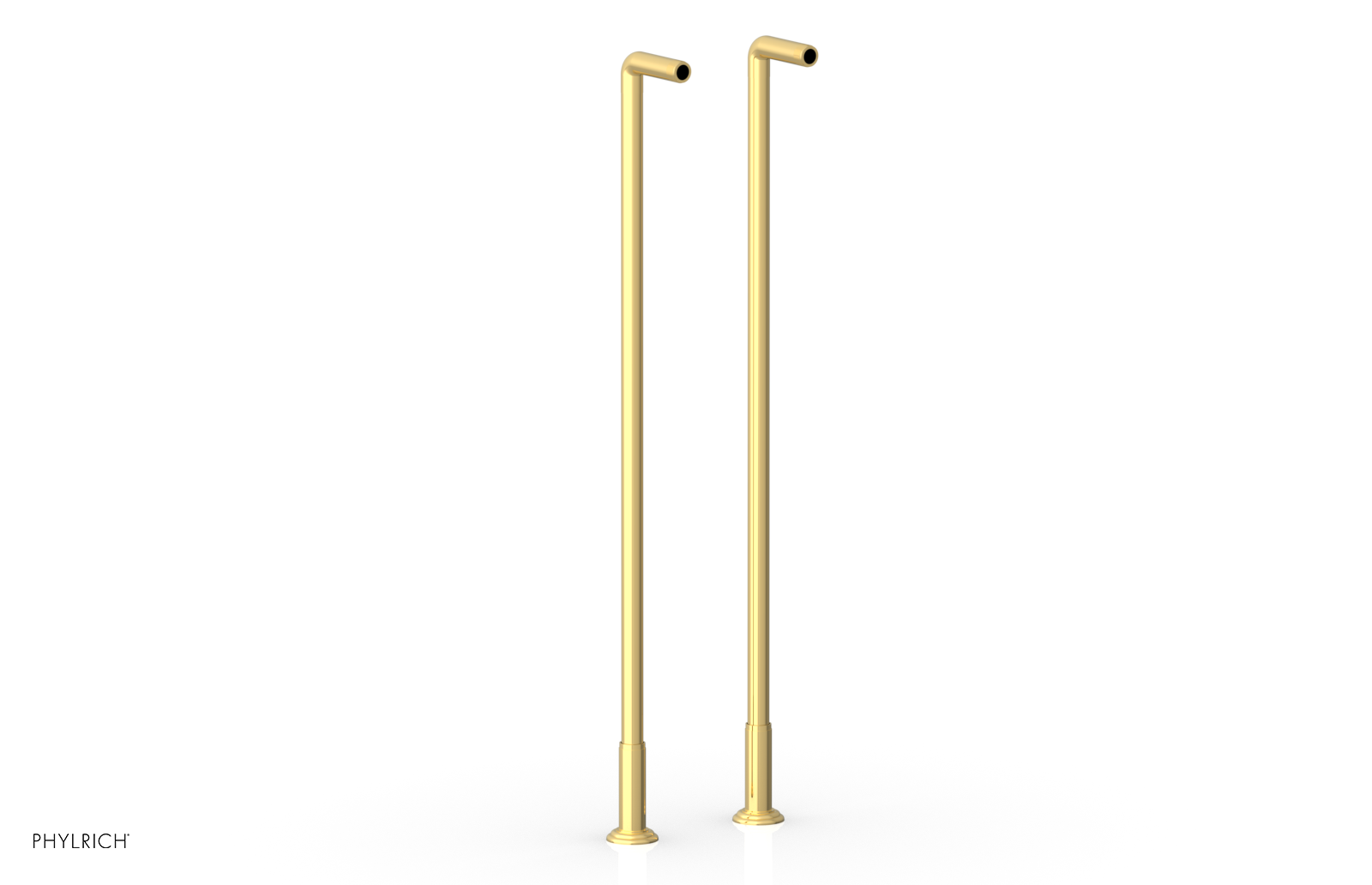 Pair 36" Deck Riser Tubes (Tub Filler & Hand Shower NOT Included) K2390XFR36