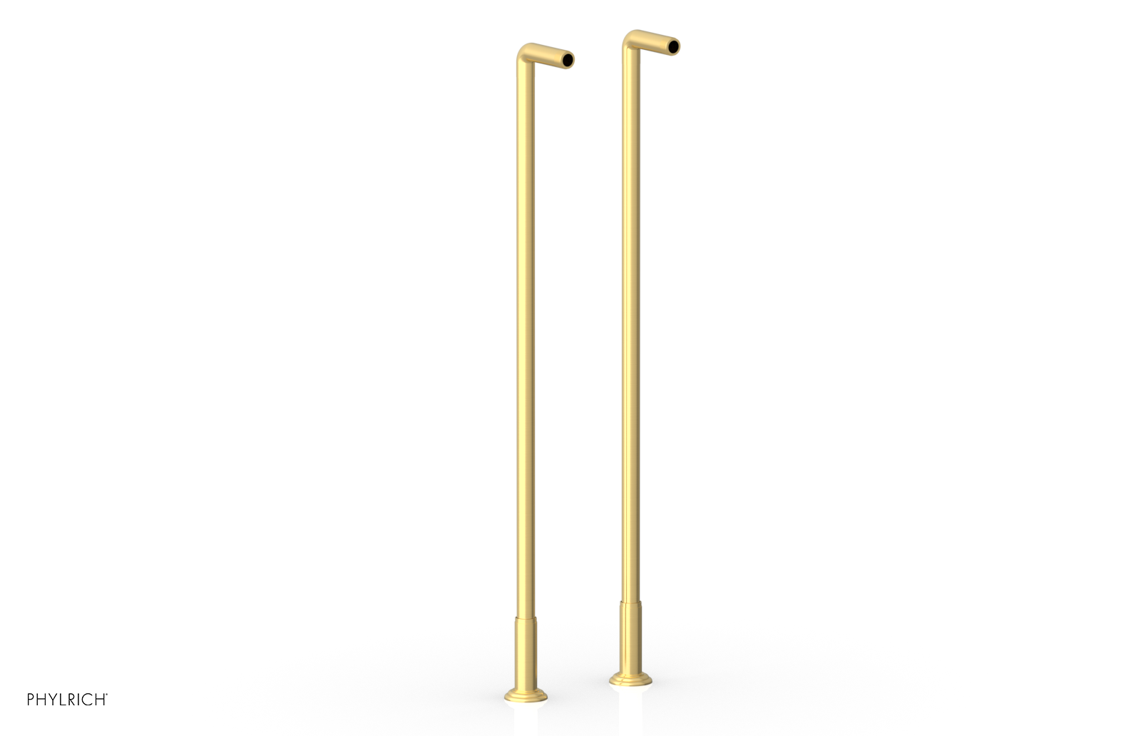 Pair 36" Deck Riser Tubes (Tub Filler & Hand Shower NOT Included) K2390XFR36