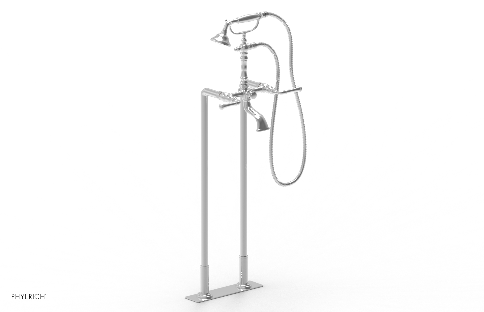 Pair 30" Deck Riser Tubes (Tub Filler & Hand Shower NOT Included) K2390XFR30