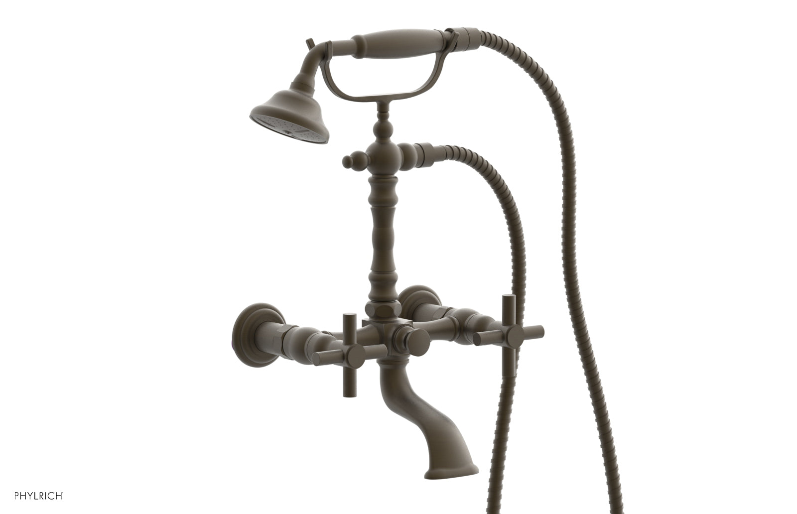 BASIC Exposed Tub & Hand Shower - Tubular Handle K2393-07