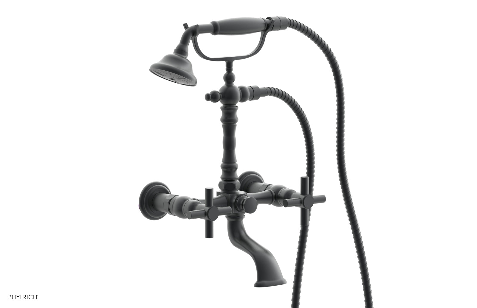 BASIC Exposed Tub & Hand Shower - Tubular Handle K2393-07