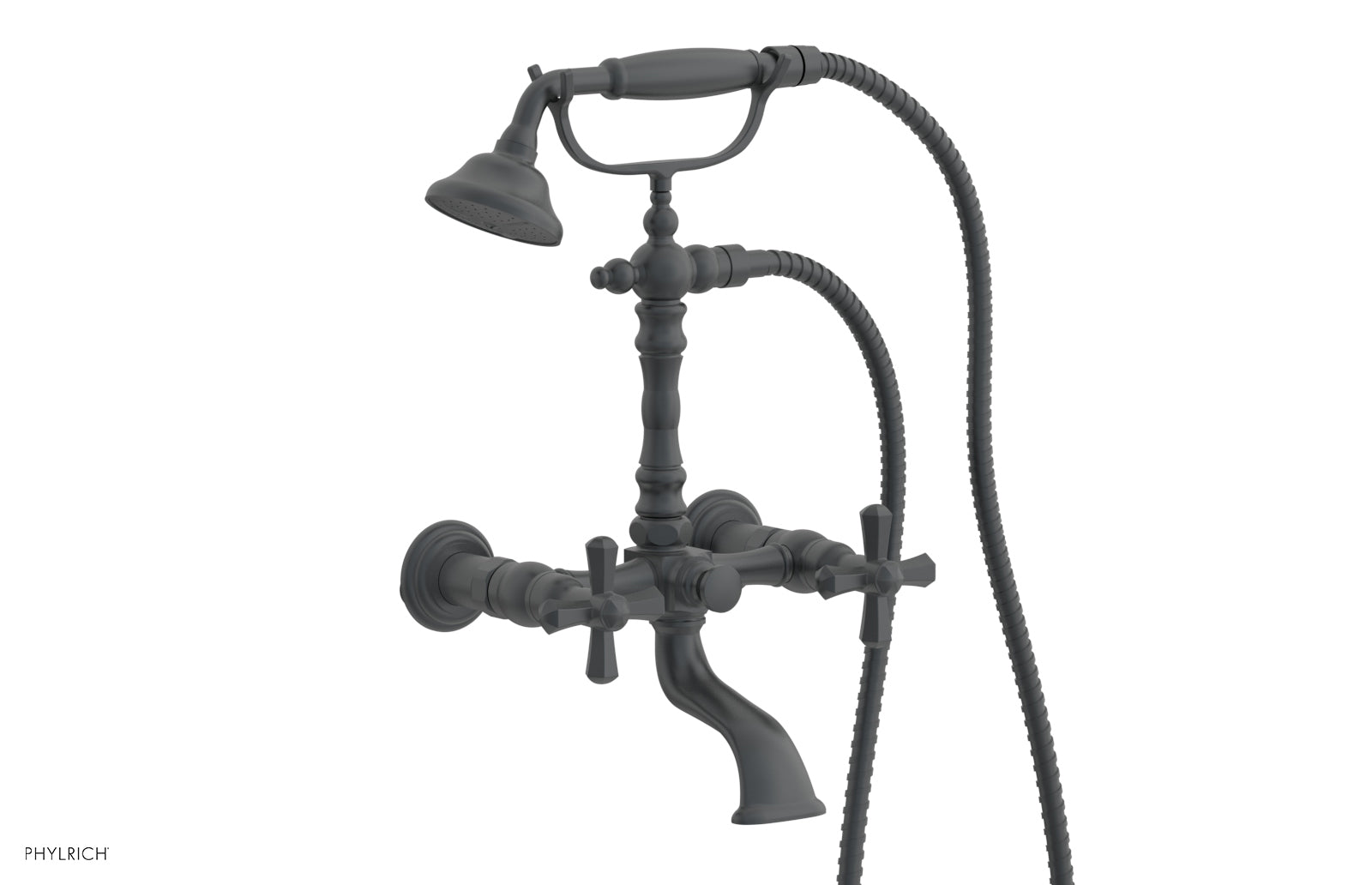 LE VERRE & LA CROSSE Exposed Tub & Hand Shower - Cross Handle K2393-26