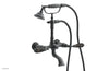 VALENCIA Exposed Tub & Hand Shower - Black Marble Lever Handle K2393-40