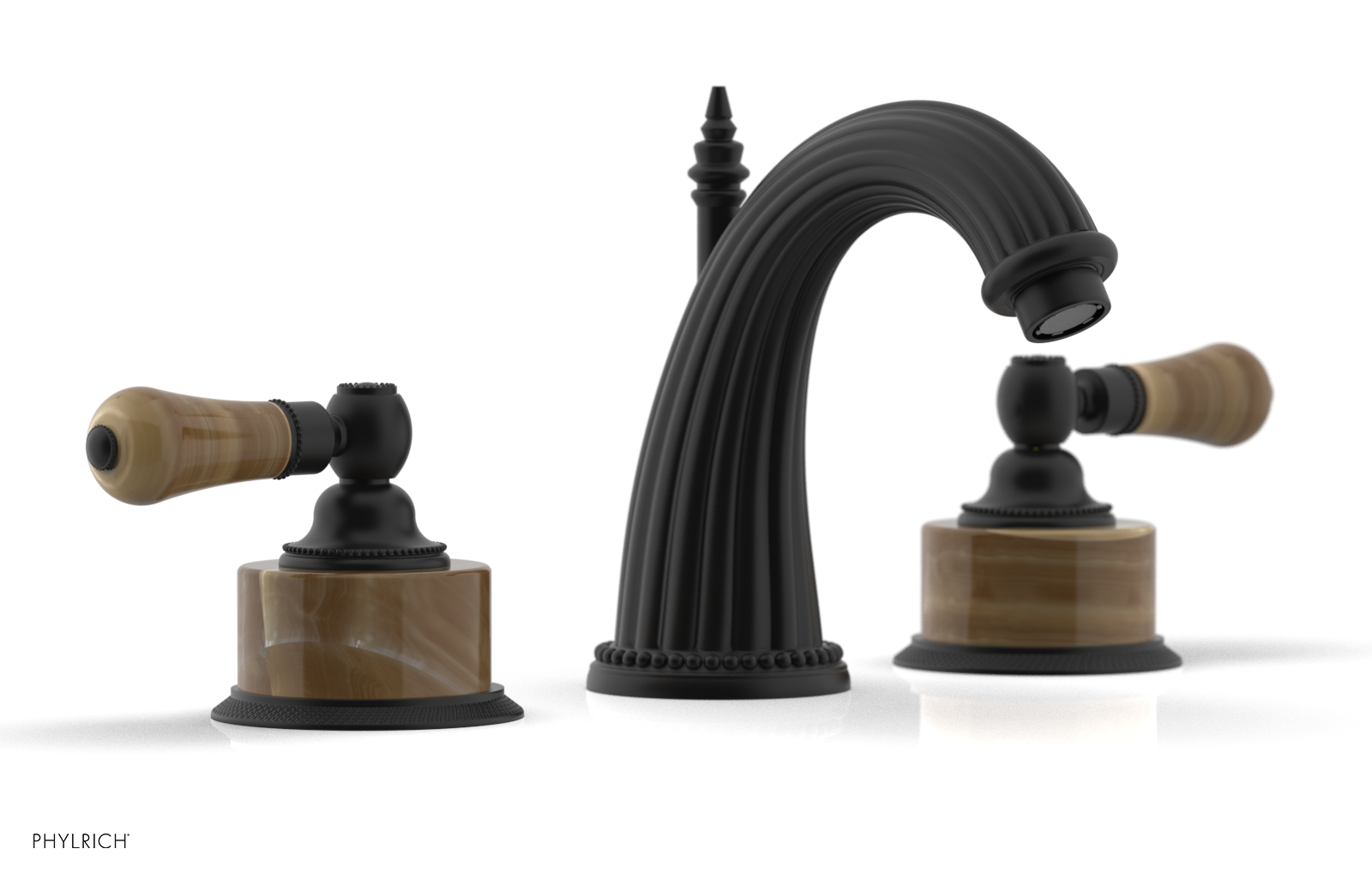 REGENT Widespread Faucet Brown Onyx K371 - Phylrich REGENT Widespread Faucet Brown Onyx K371 - Phylrich