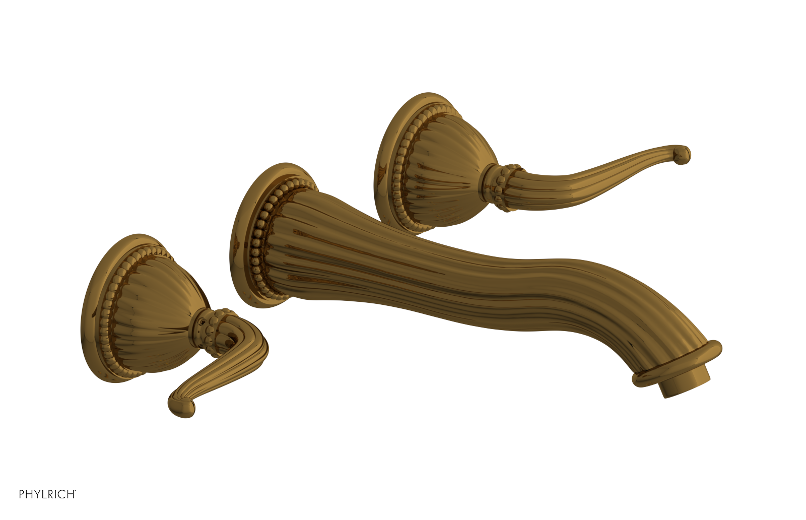 GEORGIAN & BARCELONA Wall Lavatory Set Lever Handles WL141