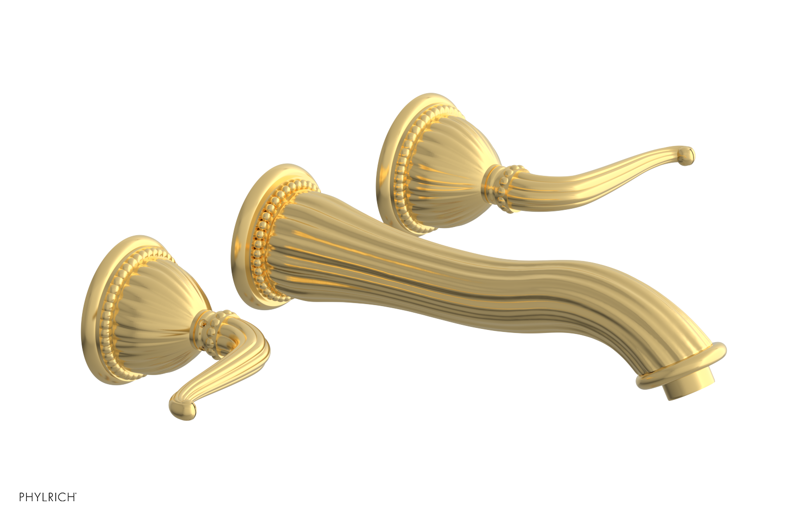 GEORGIAN & BARCELONA Wall Lavatory Set Lever Handles WL141