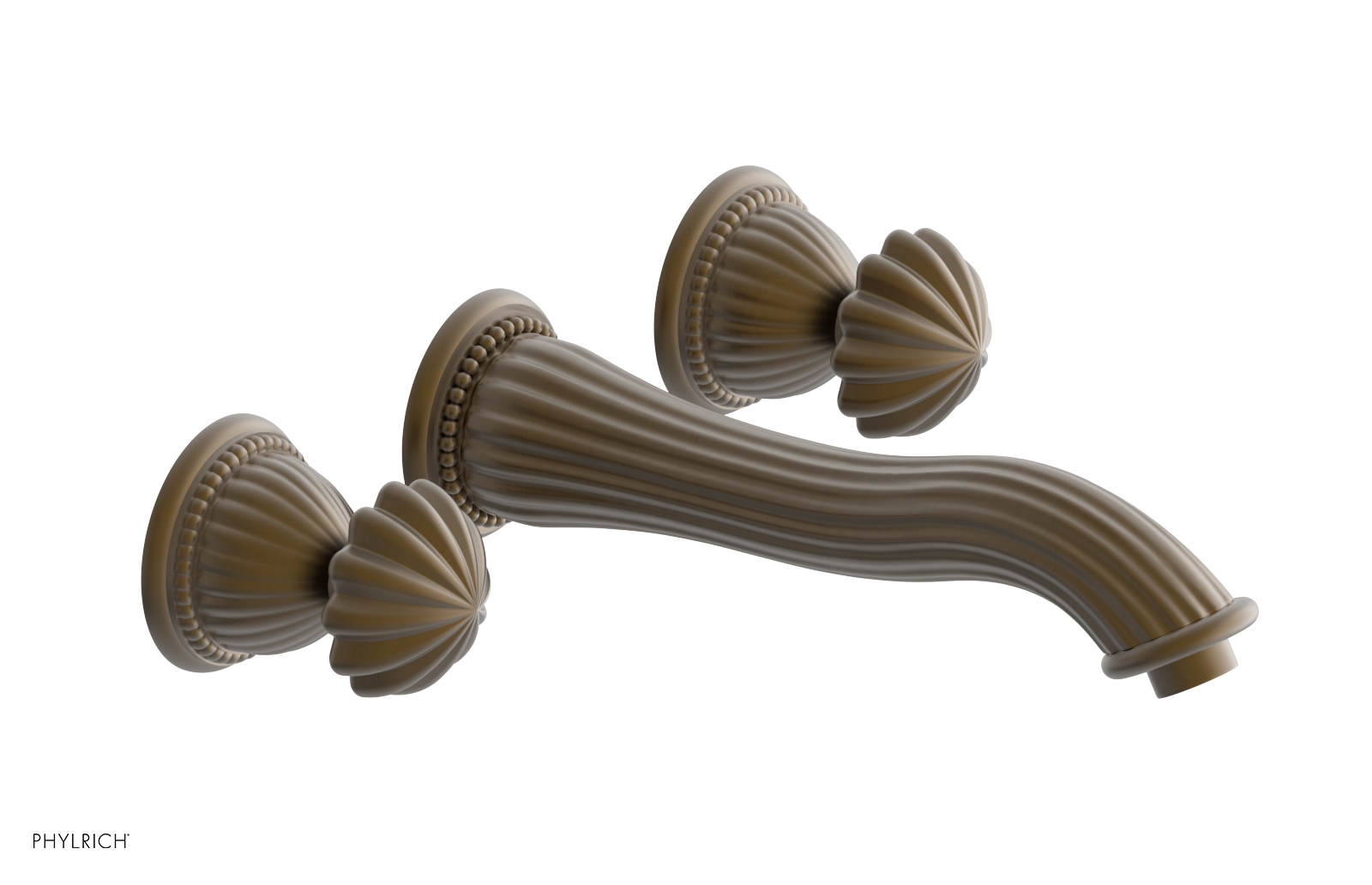 GEORGIAN & BARCELONA Wall Lavatory Set Round Handles WL361
