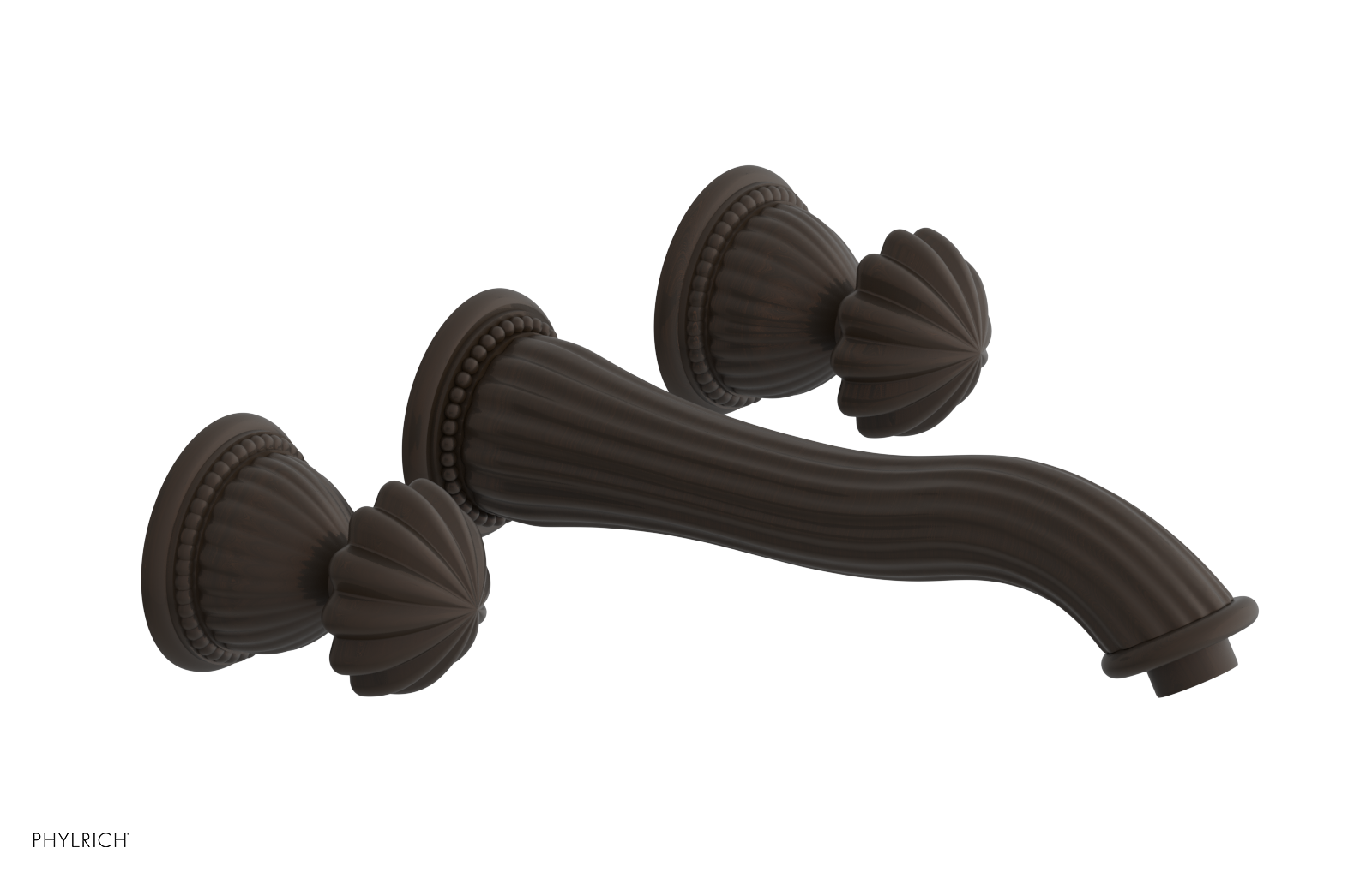 GEORGIAN & BARCELONA Wall Lavatory Set Round Handles WL361
