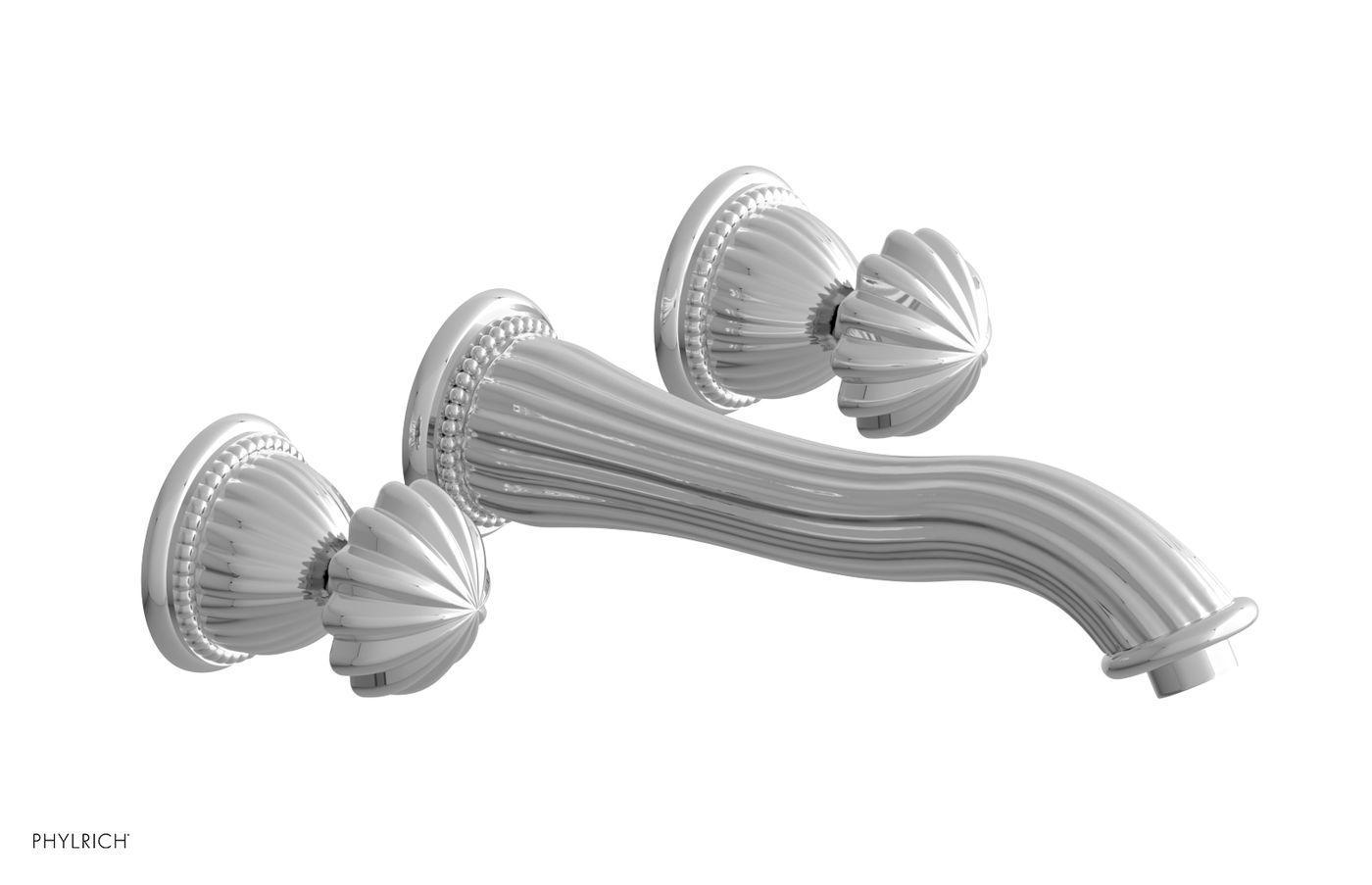 GEORGIAN & BARCELONA Wall Lavatory Set Round Handles WL361