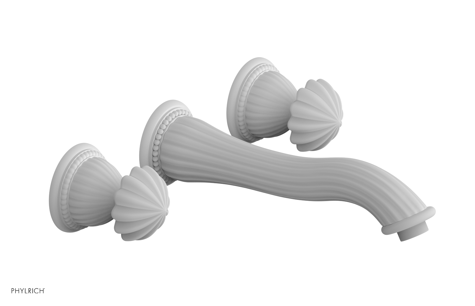 GEORGIAN & BARCELONA Wall Lavatory Set Round Handles WL361