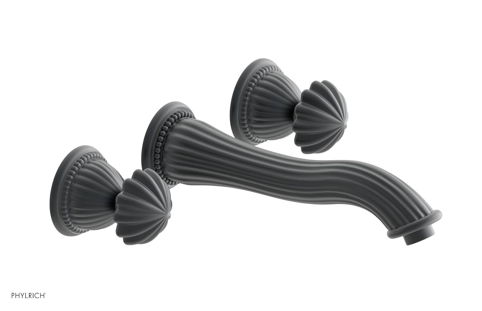 GEORGIAN & BARCELONA Wall Lavatory Set Round Handles WL361