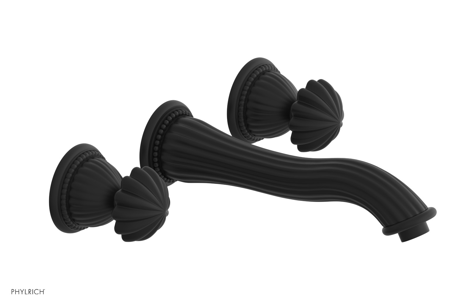 GEORGIAN & BARCELONA Wall Lavatory Set Round Handles WL361