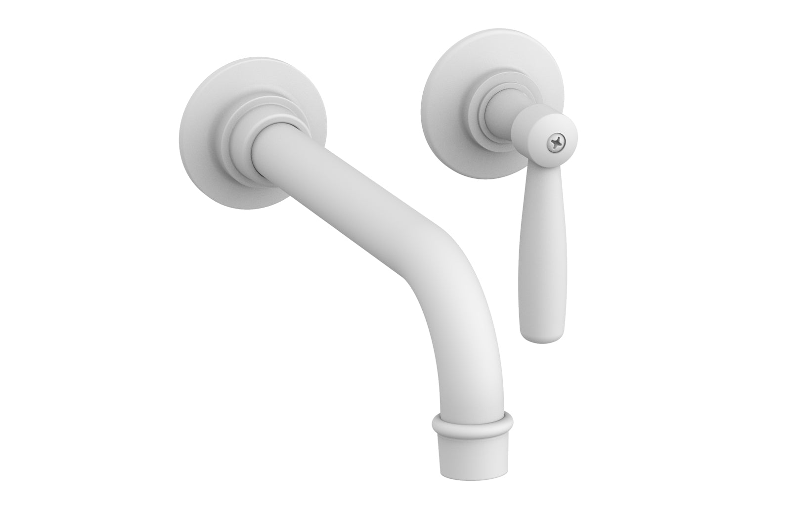 WORKS Single Handle Wall Lavatory Set - Lever Handles 220-16