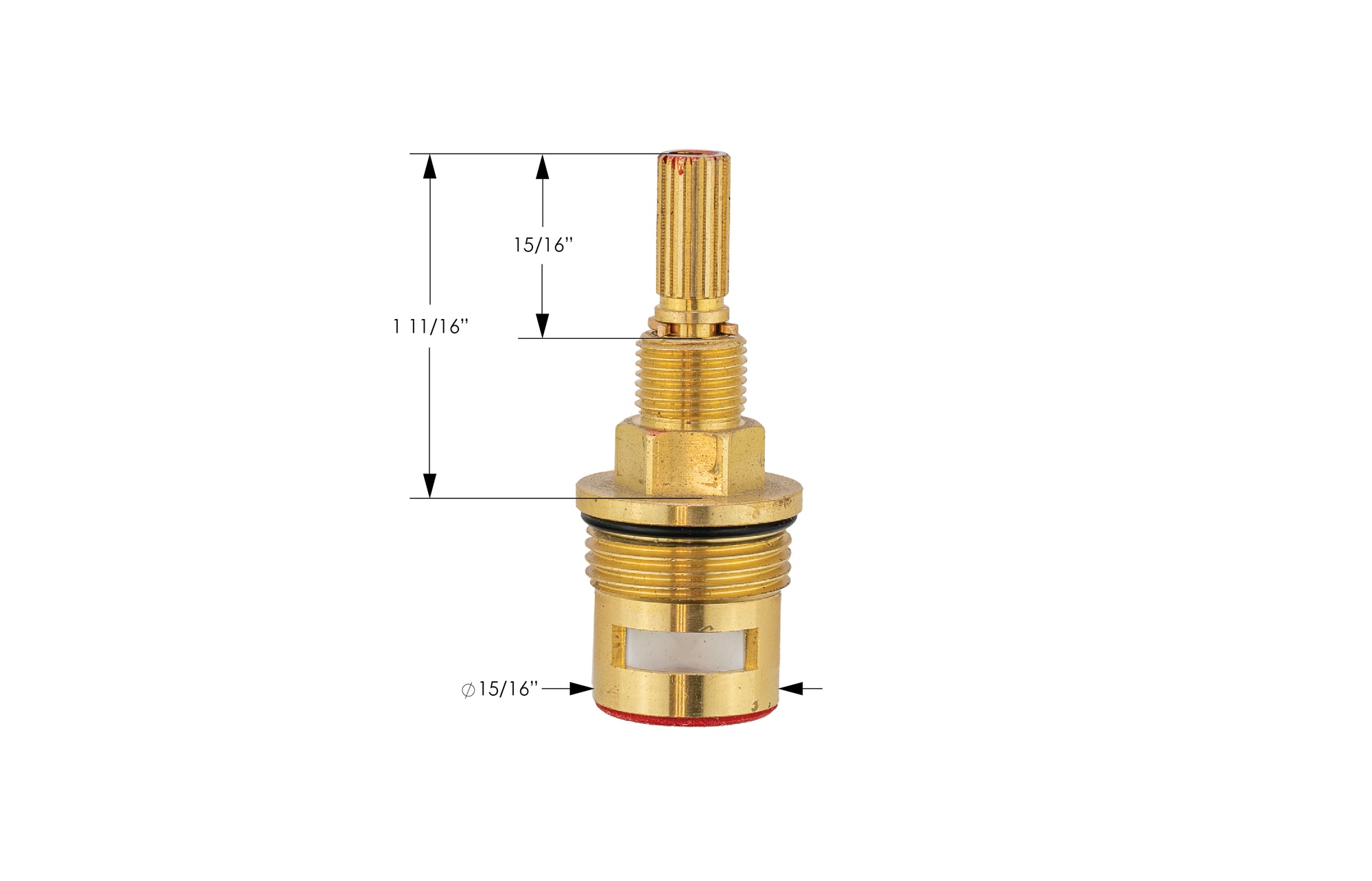 Hot 3/4" Cartridge for Deck Tub - 10240