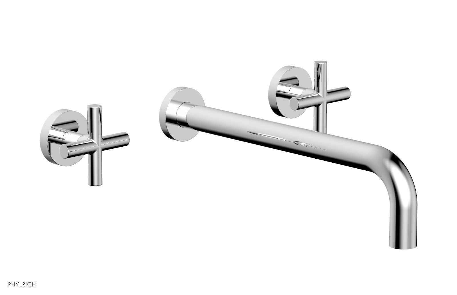TRANSITION - Wall Tub Set 12" Spout - Cross Handles 120-56-12
