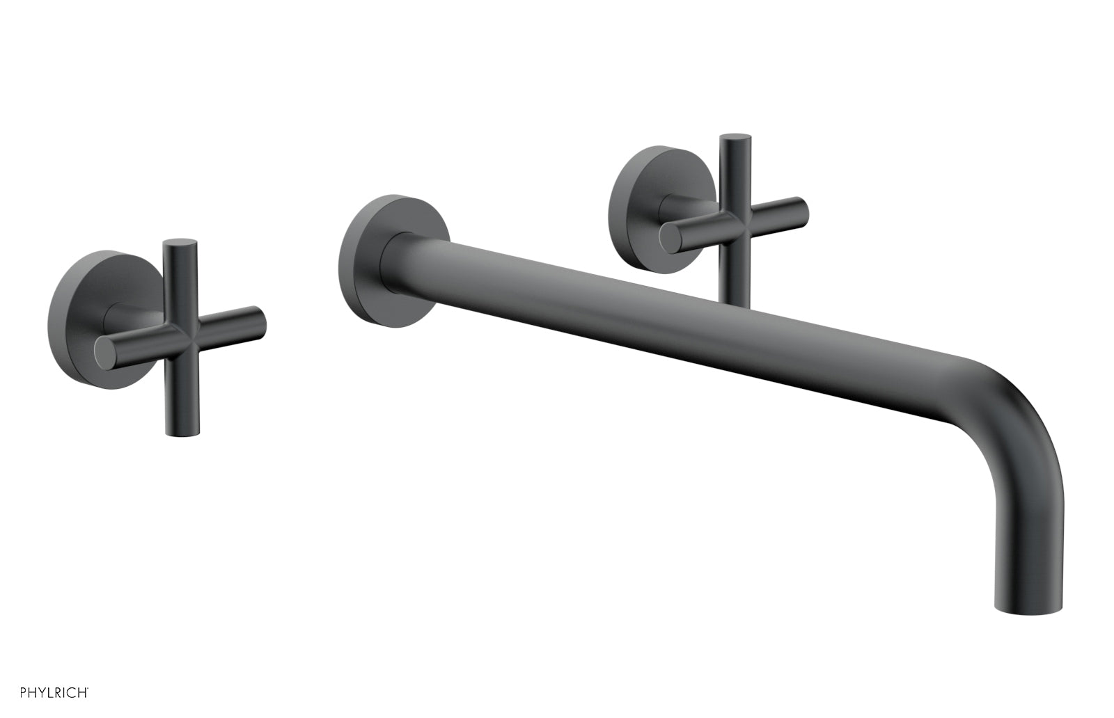 TRANSITION - Wall Lavatory Set 14" Spout - Cross Handles 120-11-14