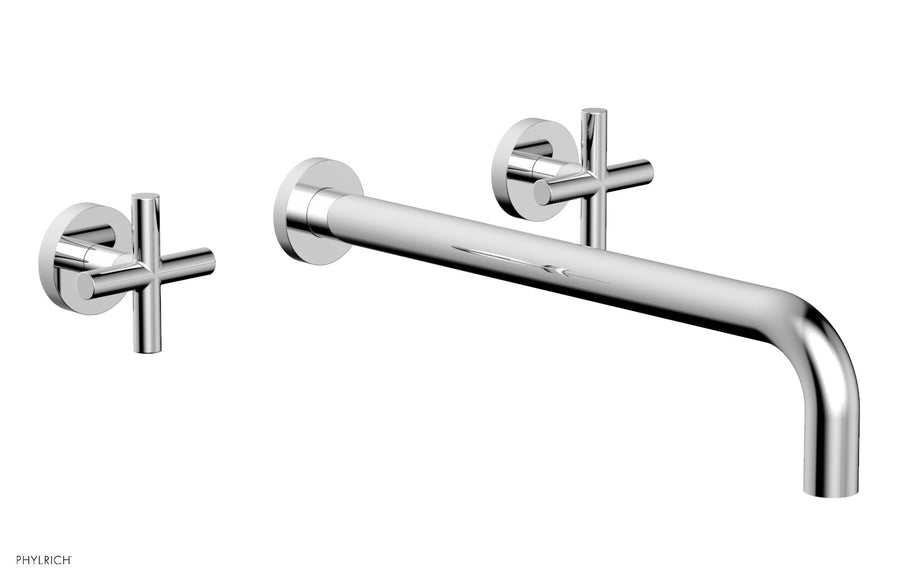 TRANSITION - Wall Tub Set 14" Spout - Cross Handles 120-56-14