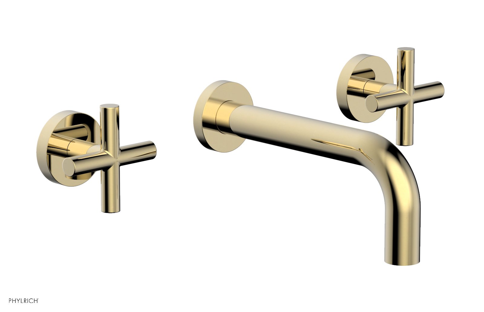 TRANSITION - Wall Lavatory Set 7 1/2" Spout - Cross Handles 120-11