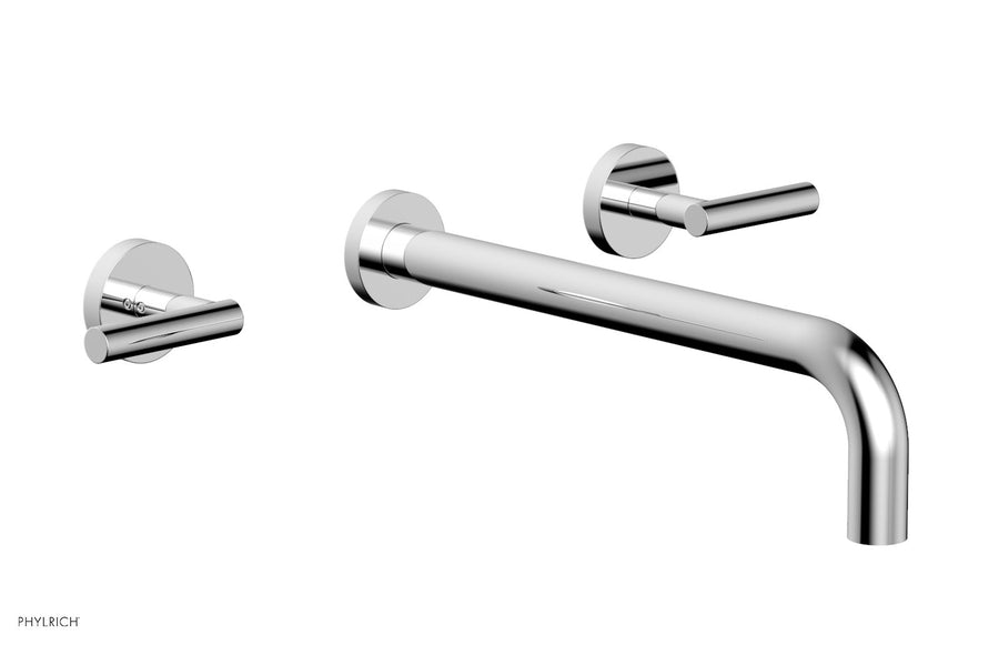 TRANSITION - Wall Lavatory Set 12" Spout - Lever Handles 120-12-12