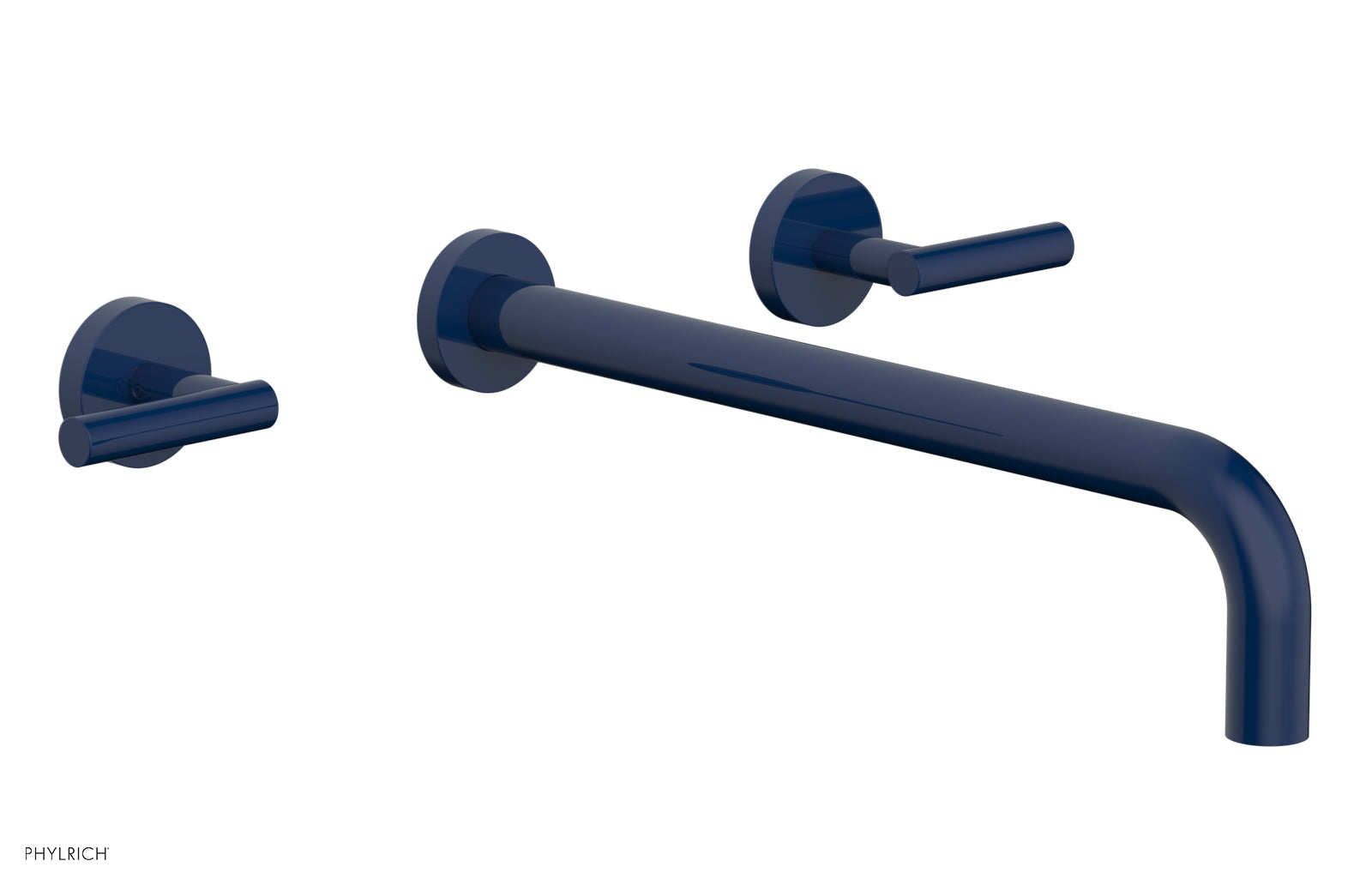 TRANSITION - Wall Lavatory Set 14" Spout - Lever Handles 120-12-14