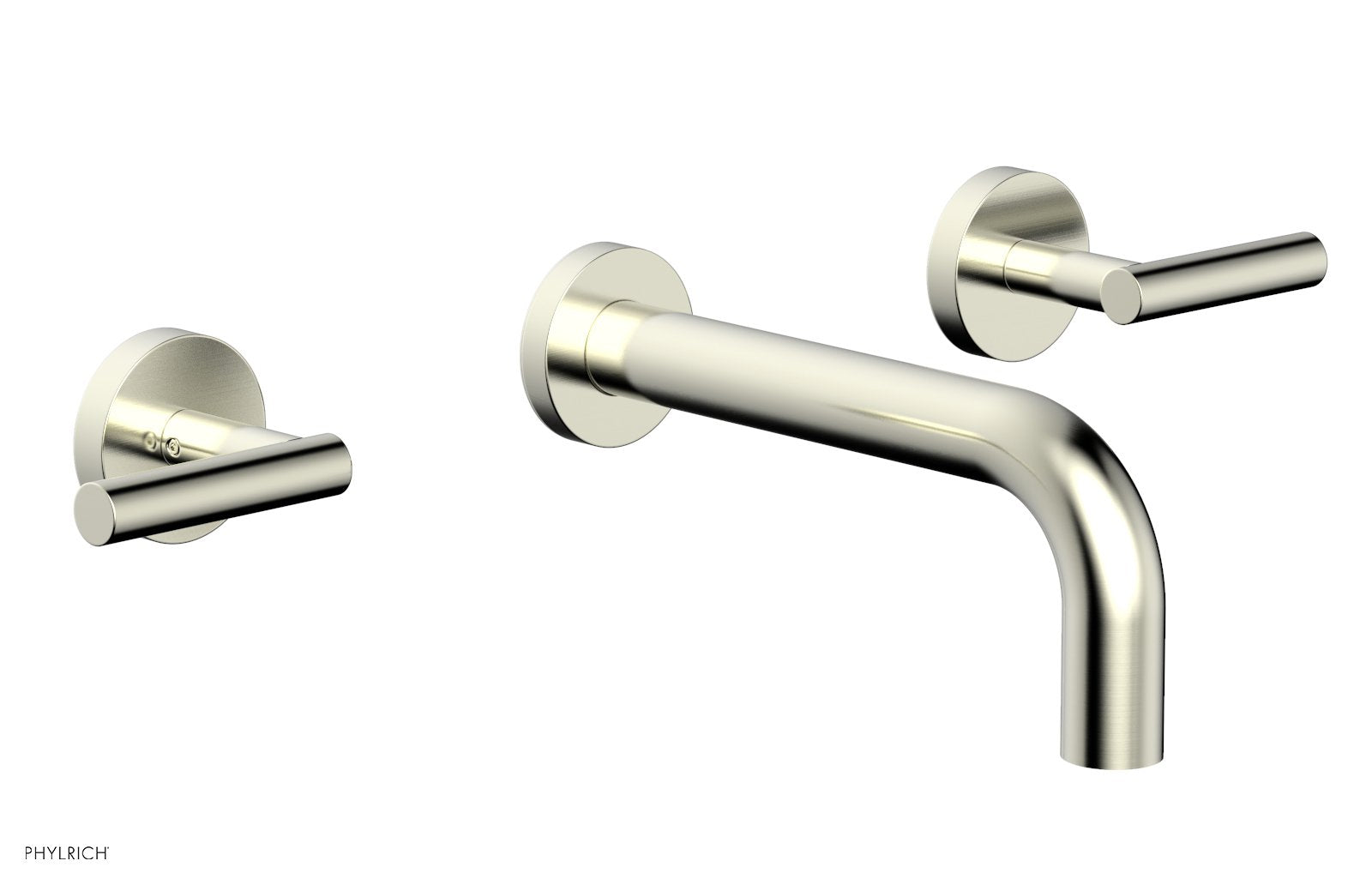 TRANSITION - Wall Lavatory Set 7 1/2" Spout - Lever Handles 120-12