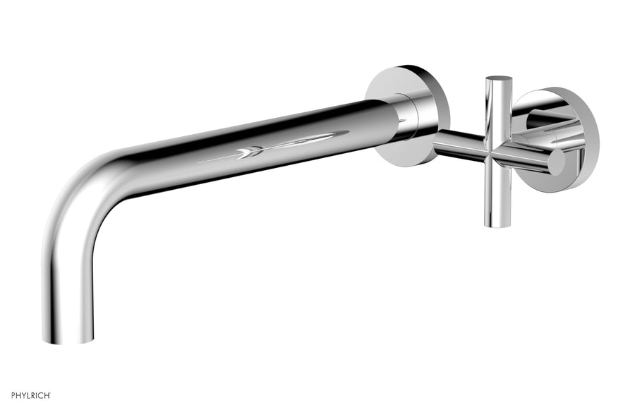 Transition 10" Single Handle Wall Lavatory Set - Cross Handle 120-15-10